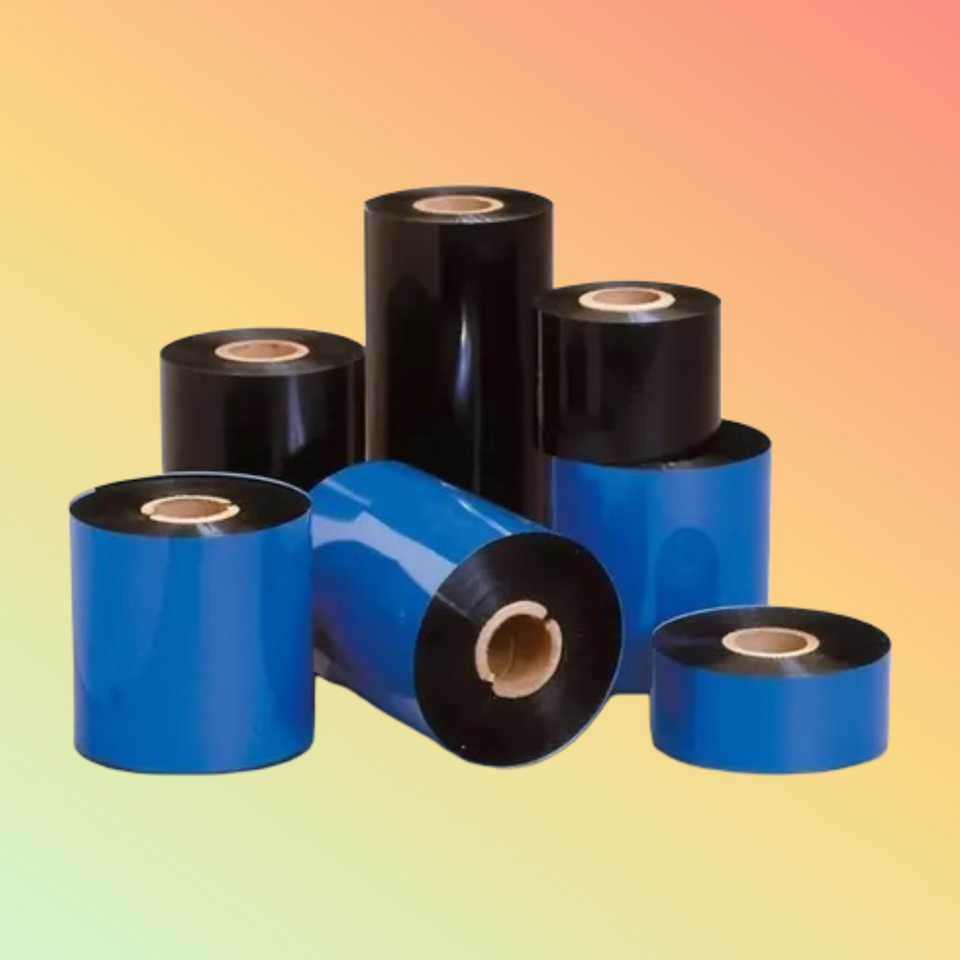 Premium Wax Ribbon 55mm x 300m | 1-Inch Core Thermal Transfer Ribbon UAE