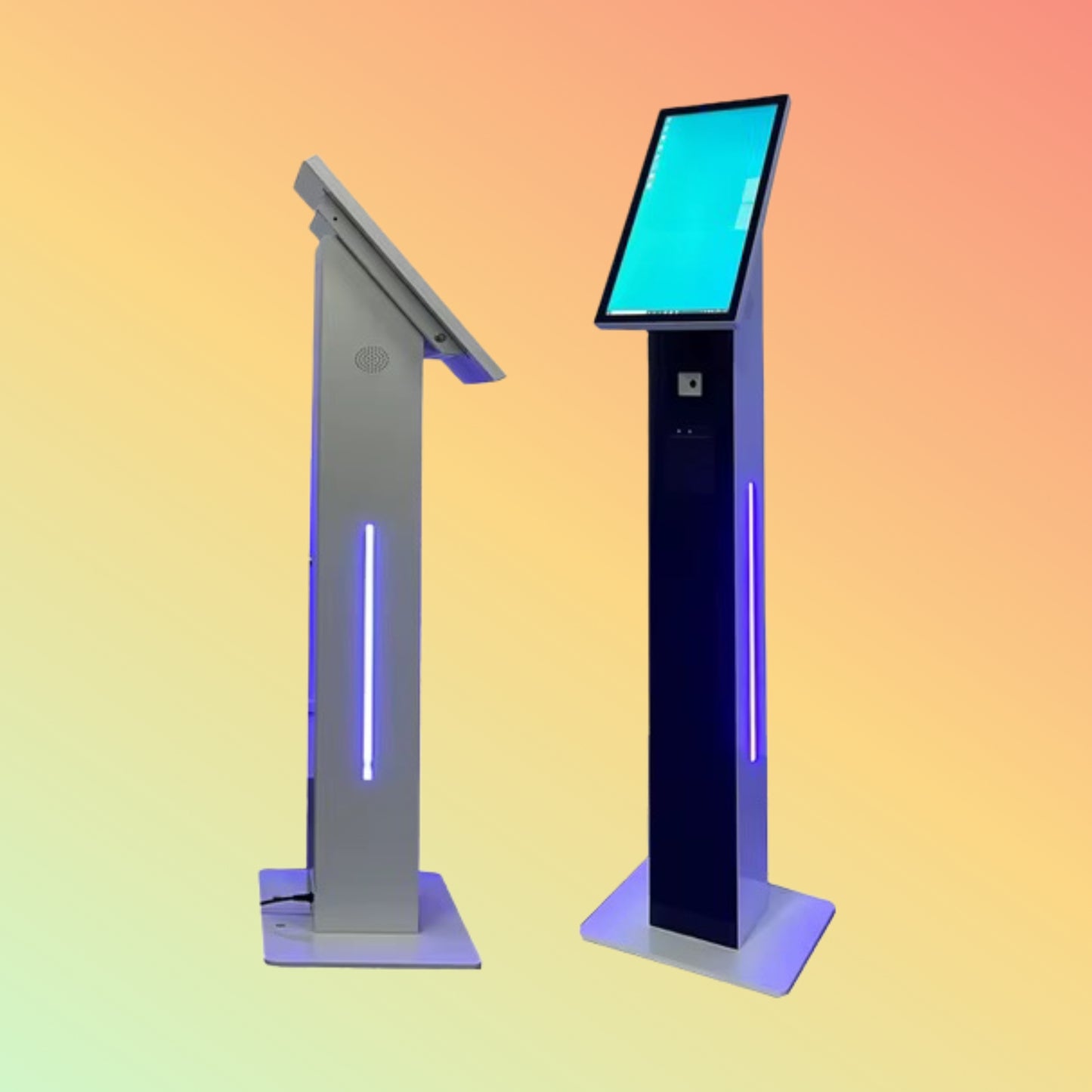 NETOPTOUCH NT9020 LED Slim Queue Management Touch Screen Kiosk with QR Code Scanner – NEOTECH® UAE