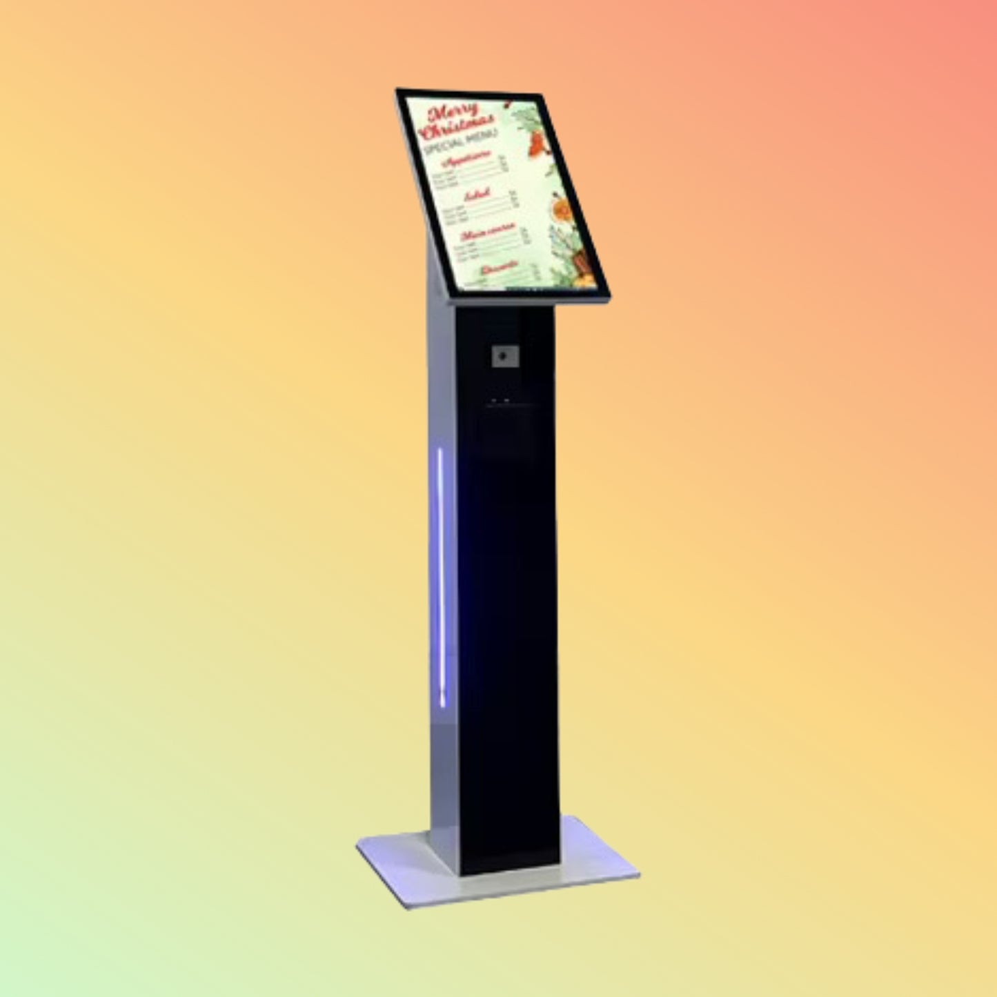 NETOPTOUCH NT9020 LED Slim Queue Management Touch Screen Kiosk with QR Code Scanner – NEOTECH® UAE
