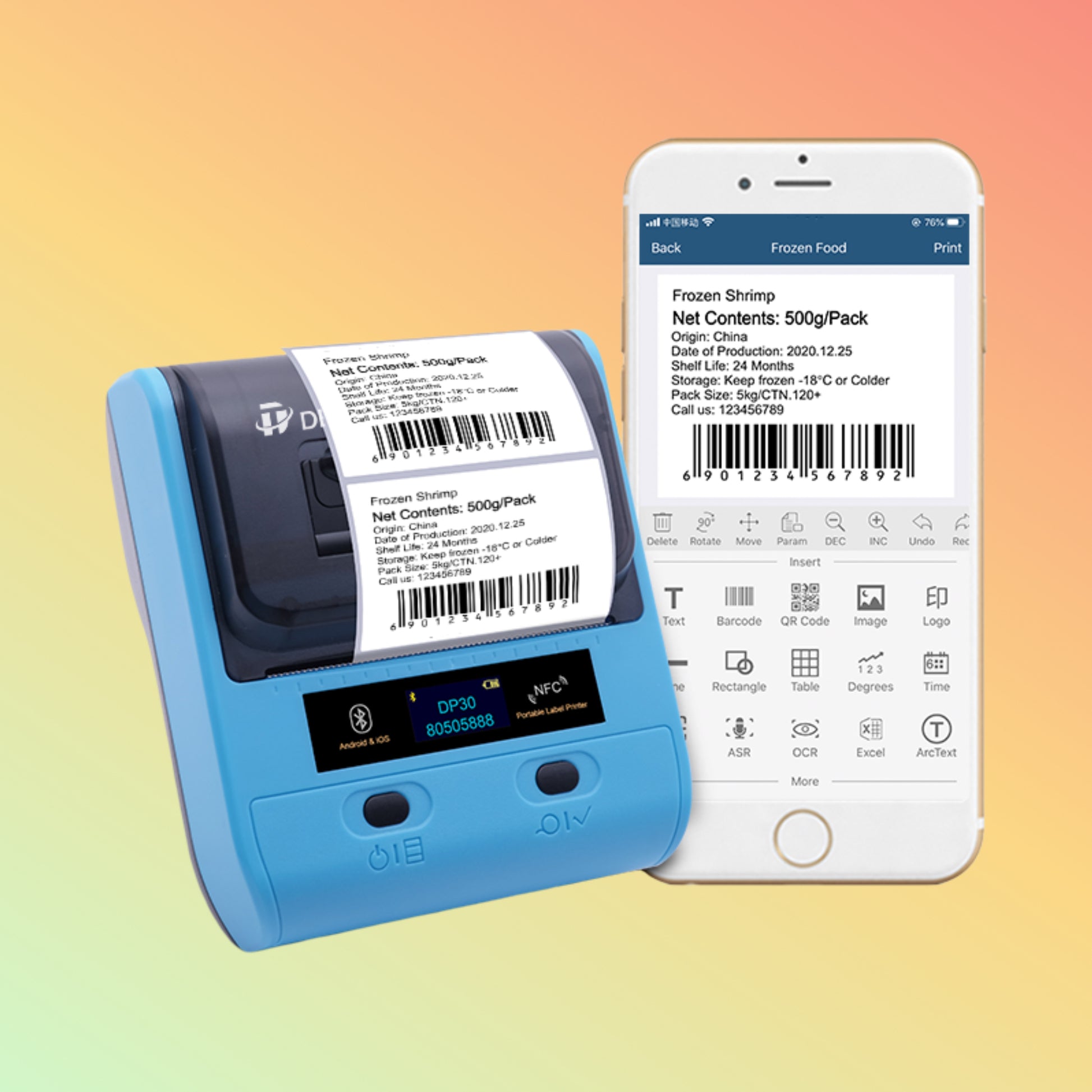 Food & Grocery Barcode Label Printing UAE | Food Product & Grocery Label Printing Services | NEOTECH® UAE