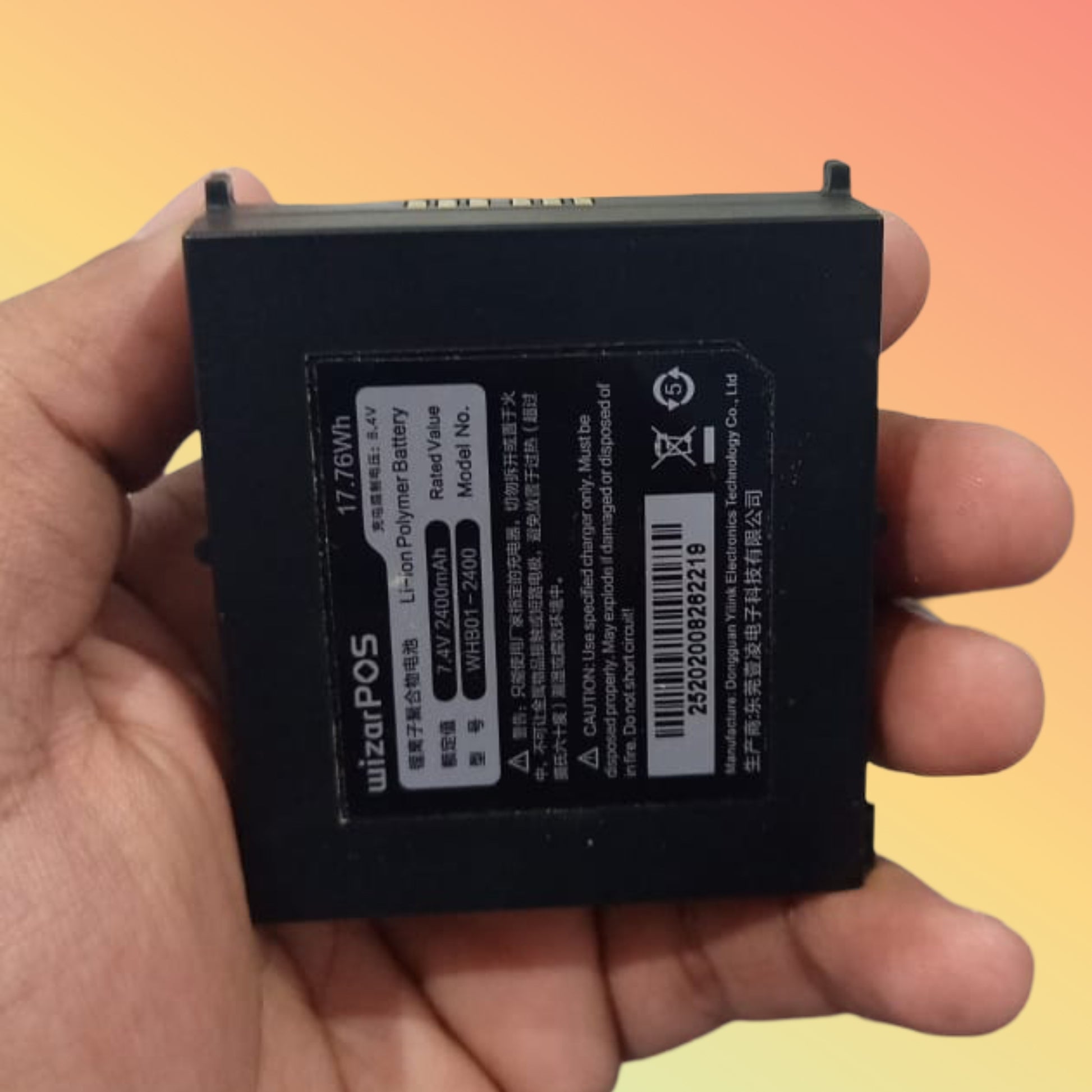 WizarPOS WHB01-2400 Rechargeable Battery 7.4V 2400mAh for WizarPOS Payment Terminals UAE | NEOTECH® UAE