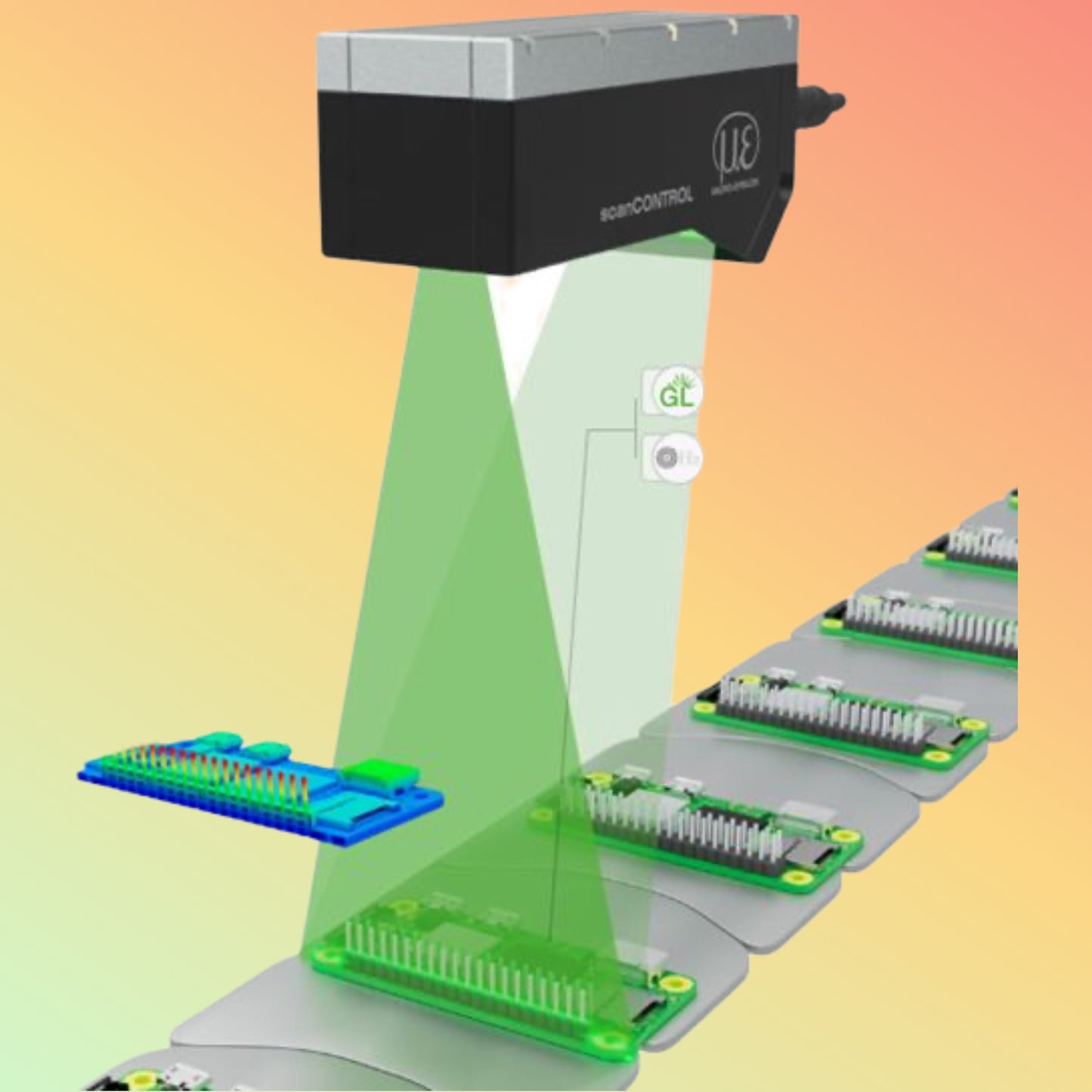 Unitech FC80 Fixed Mount Barcode Scanner | DPM, 1D & 2D Industrial Scanner | NEOTECH® UAE