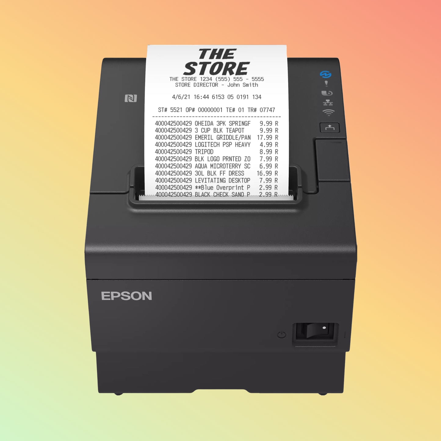طابعة الإيصالات الحرارية Epson TM-T88VI