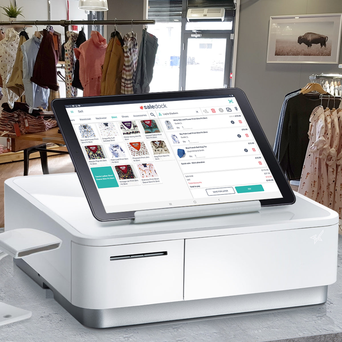 Star 39655890 mPOP10CBI White Receipt Printer & Cash Drawer | NEOTECH® UAE