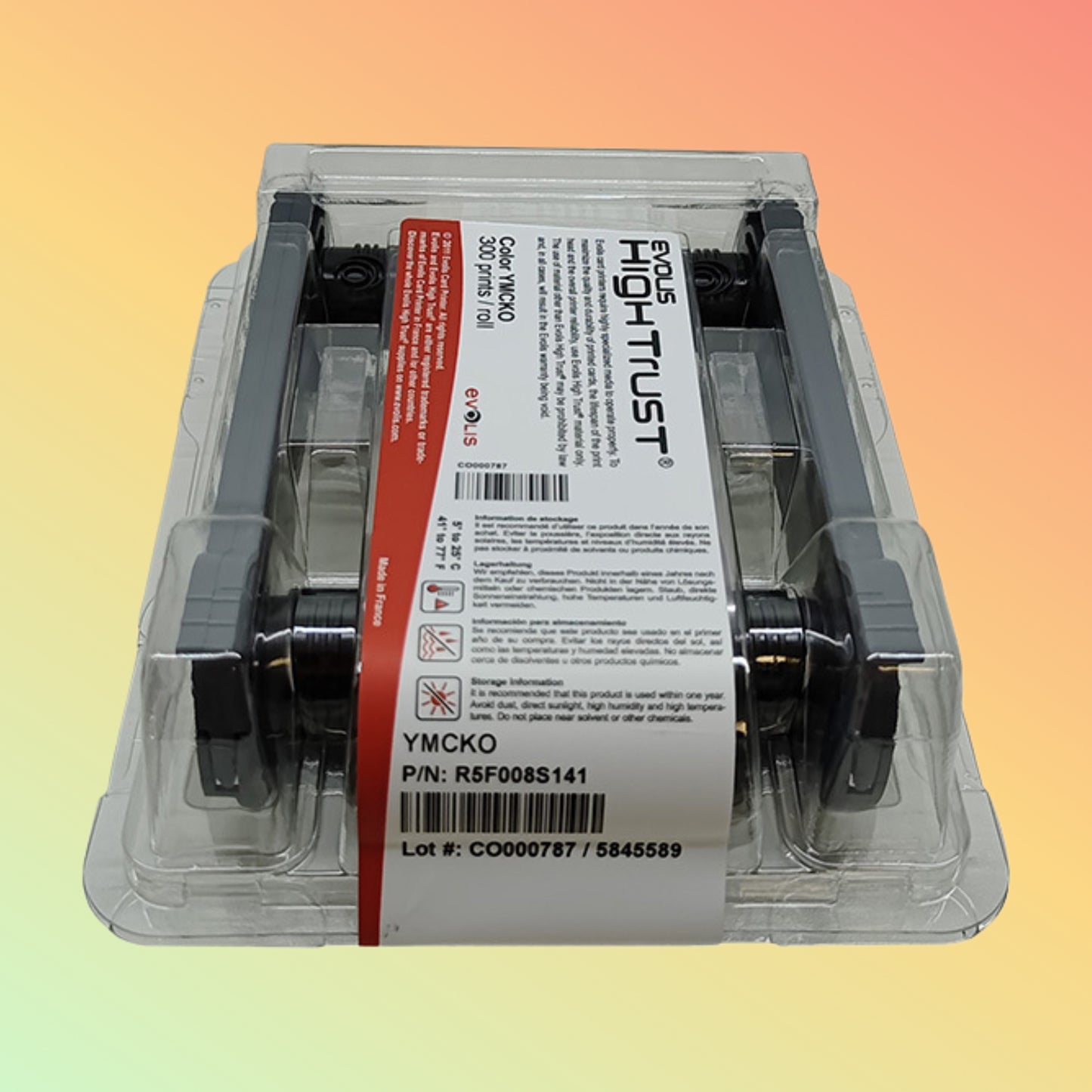 Evolis R5F008S141 YMCKO Color Ribbon – 300 Prints for Zenius & Primacy | NEOTECH® UAE
