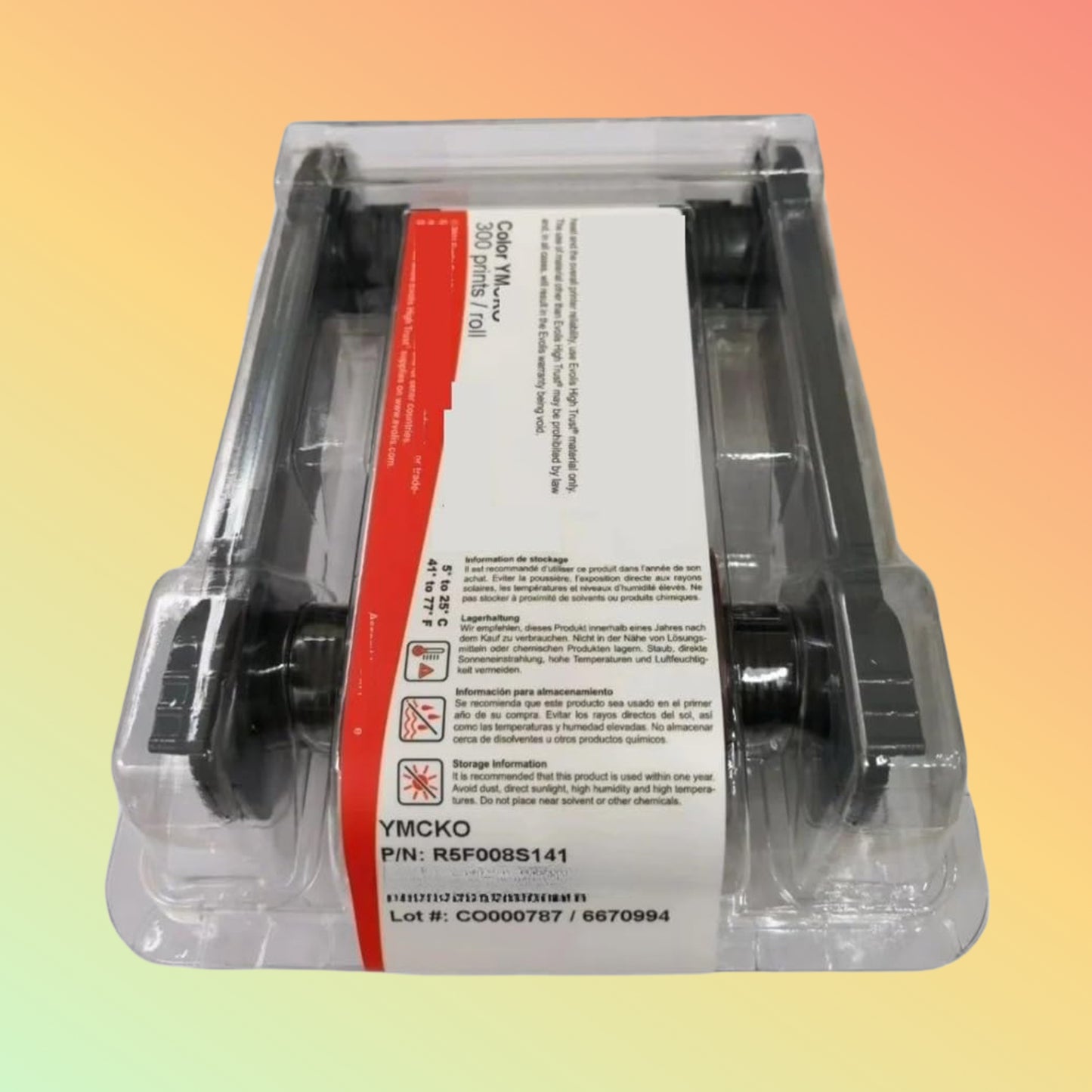 Evolis R5F008S141 YMCKO Color Ribbon – 300 Prints for Zenius & Primacy | NEOTECH® UAE