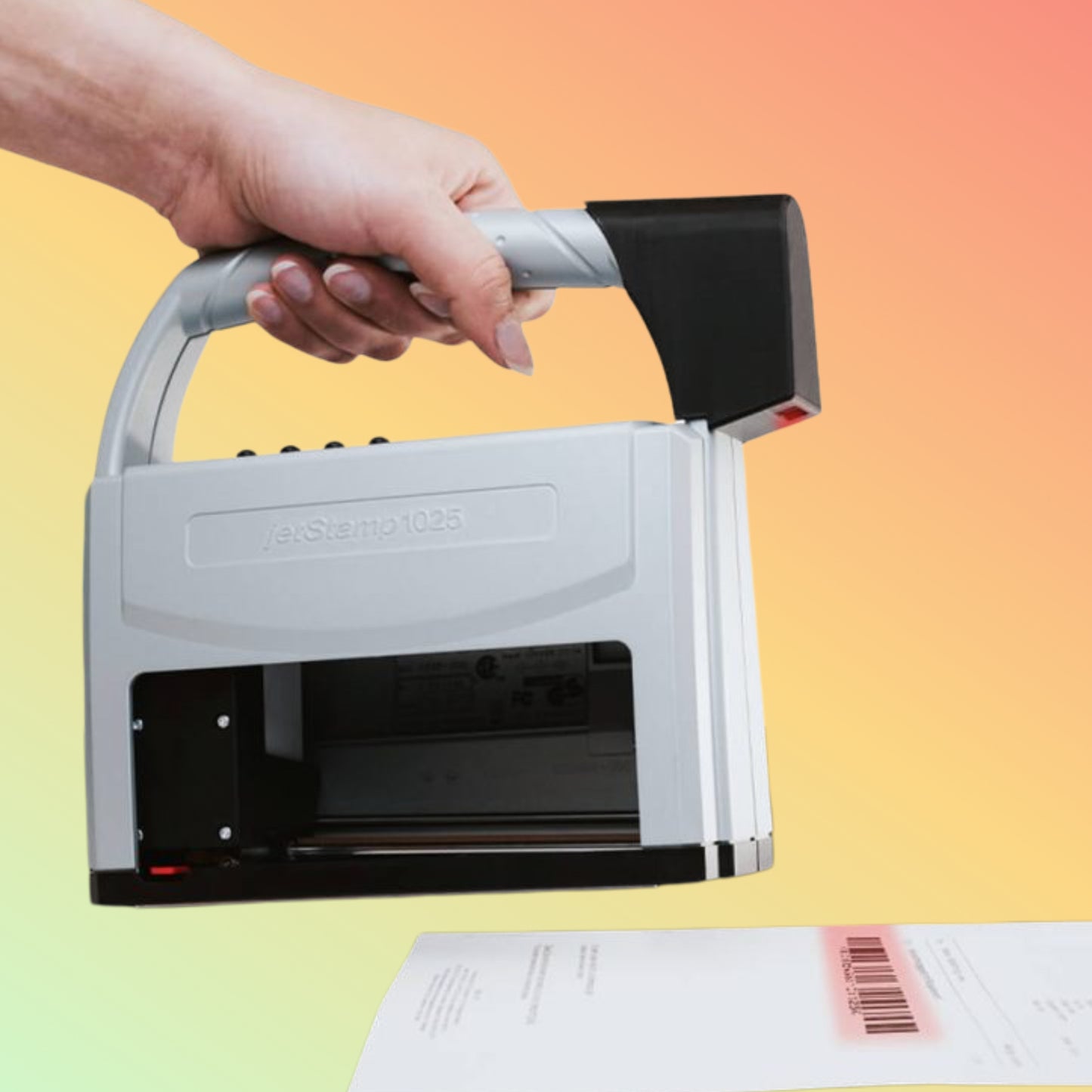 REINER jetStamp® 1025 sense Mobile Inkjet Printer with Sensor & Barcode Data Capture | NEOTECH® UAE