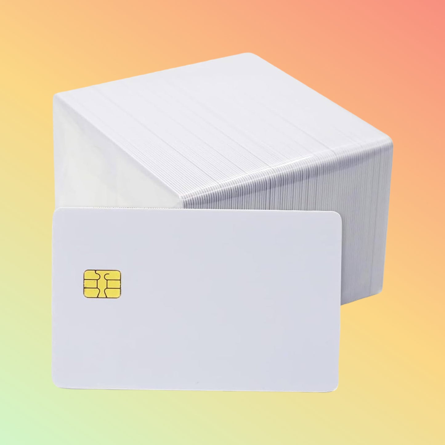 Blank White PVC Contact IC Smart Card with Chip – CR80 | NEOTECH® UAE