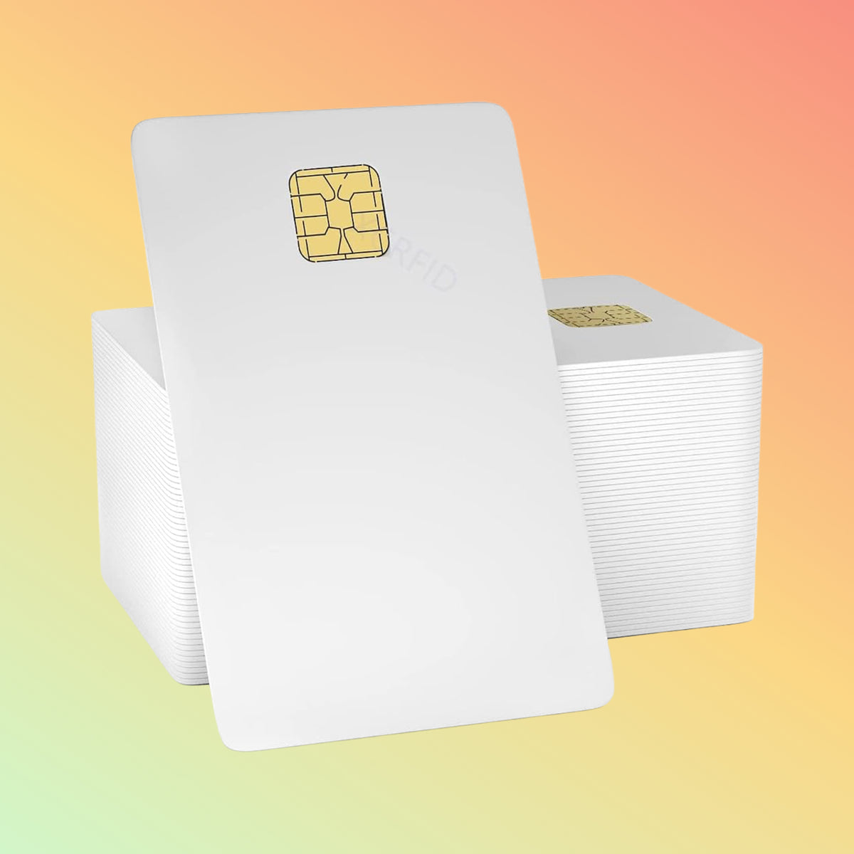 Blank White PVC Contact IC Smart Card with Chip – CR80 | NEOTECH® UAE