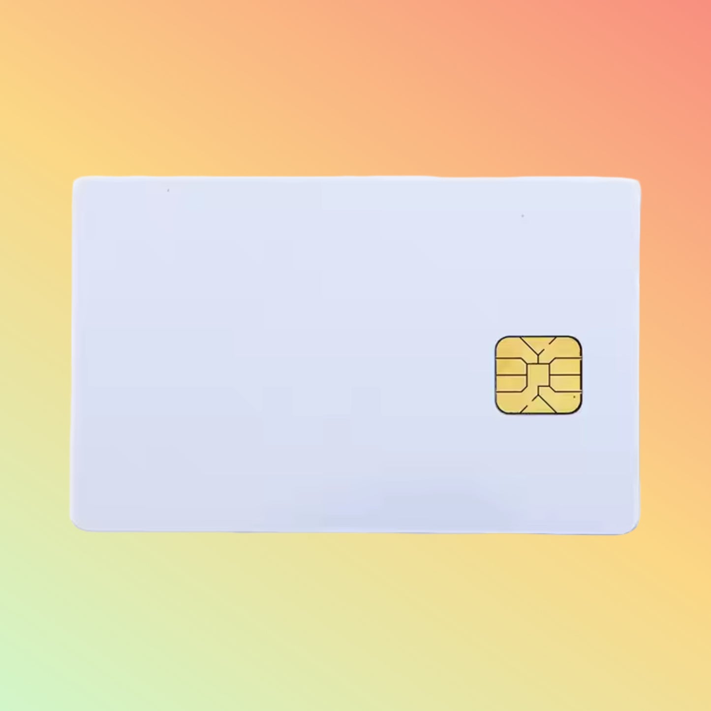 SLE4428 / SLE5528 1KB Blank White Contact IC Smart Card | NEOTECH® UAE