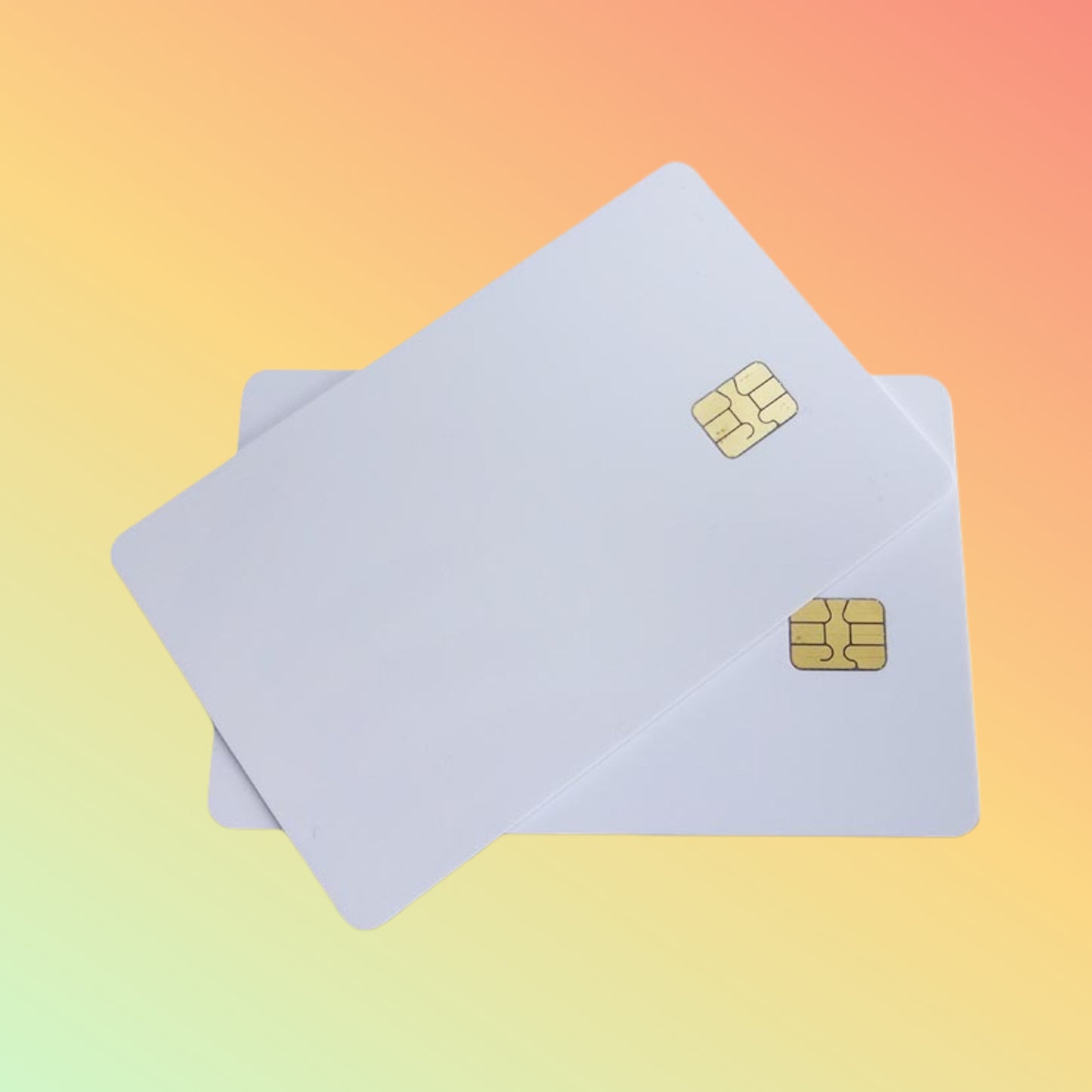 Blank White PVC Contact IC Smart Card with Chip – CR80 | NEOTECH® UAE