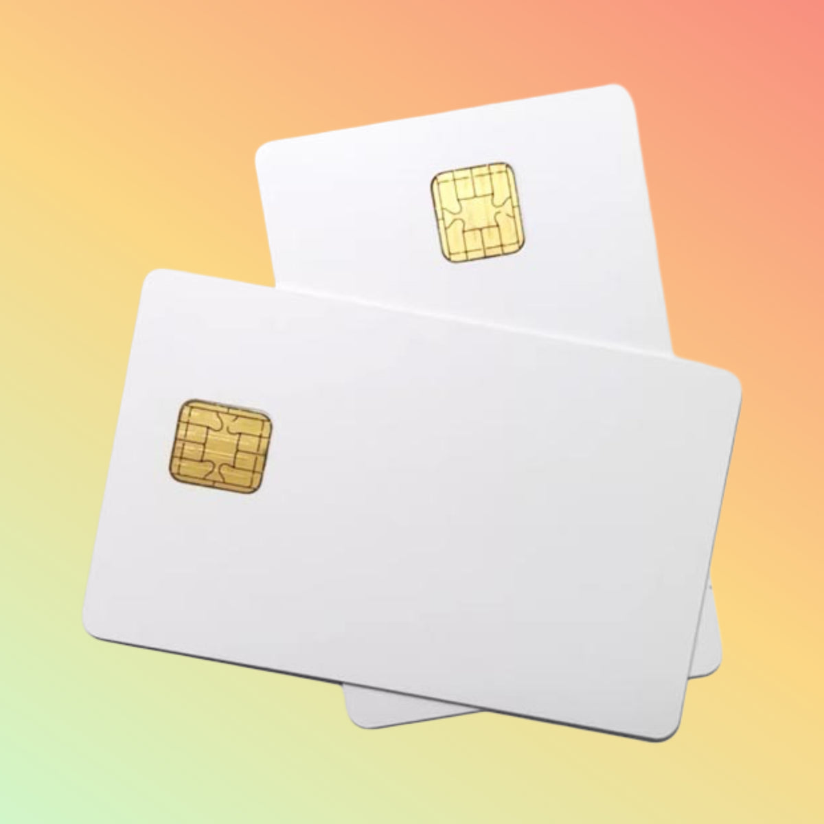 SLE4428 / SLE5528 1KB Blank White Contact IC Smart Card | NEOTECH® UAE