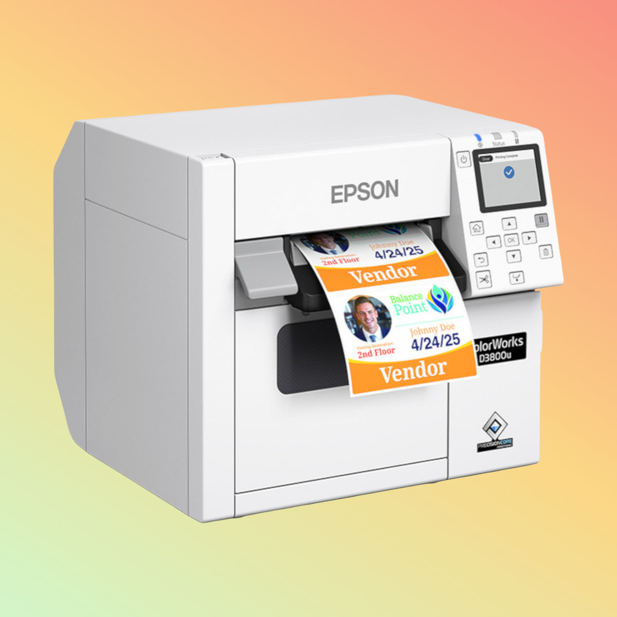 Epson ColorWorks CW-D3800 Colour Label & Badge Printer | NEOTECH® UAE