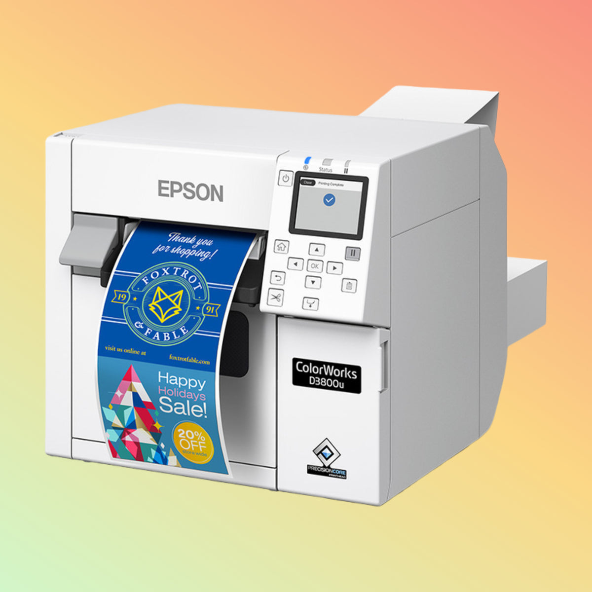 Epson ColorWorks CW-D3800 Colour Label & Badge Printer | NEOTECH® UAE