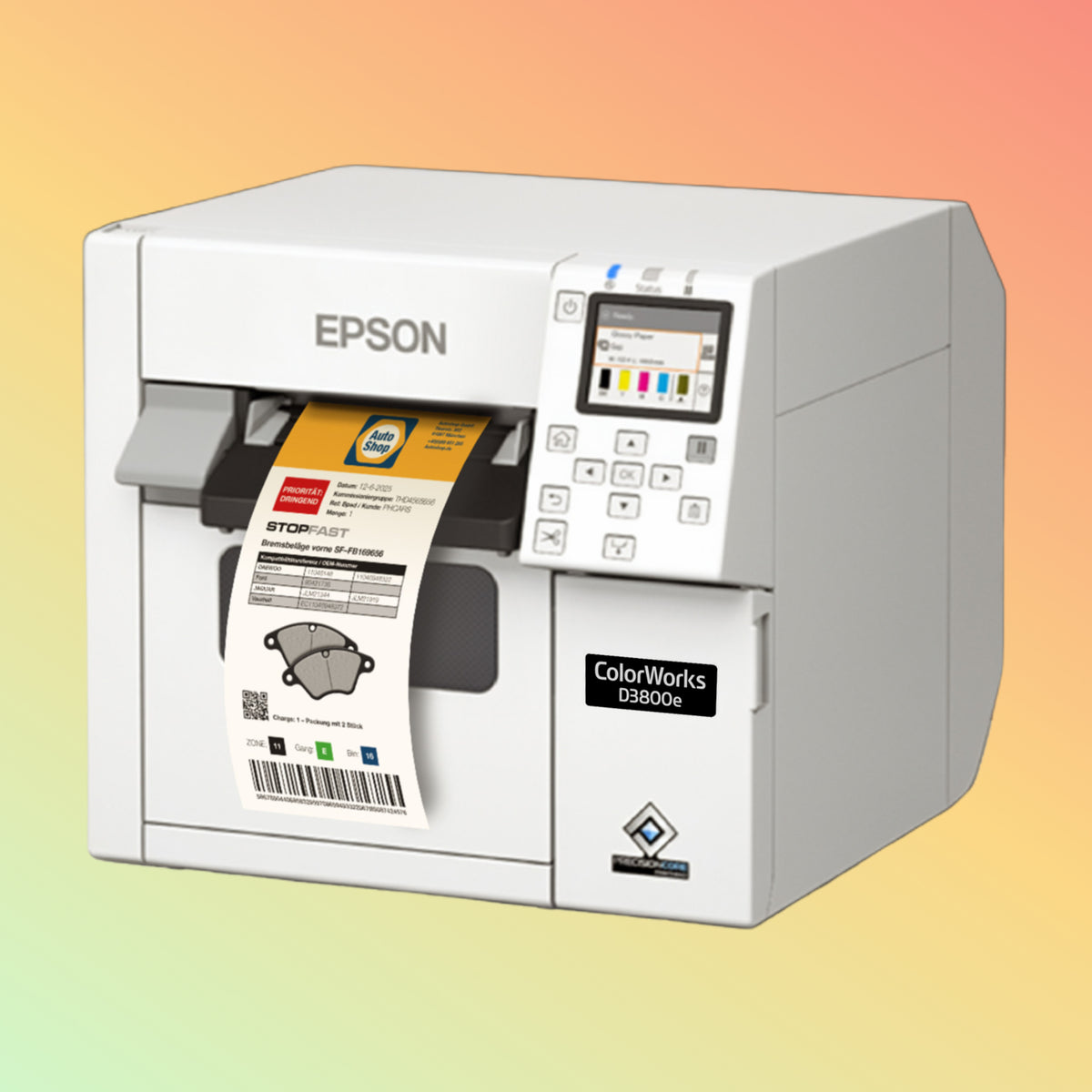 Epson ColorWorks CW-D3800 Colour Label & Badge Printer | NEOTECH® UAE