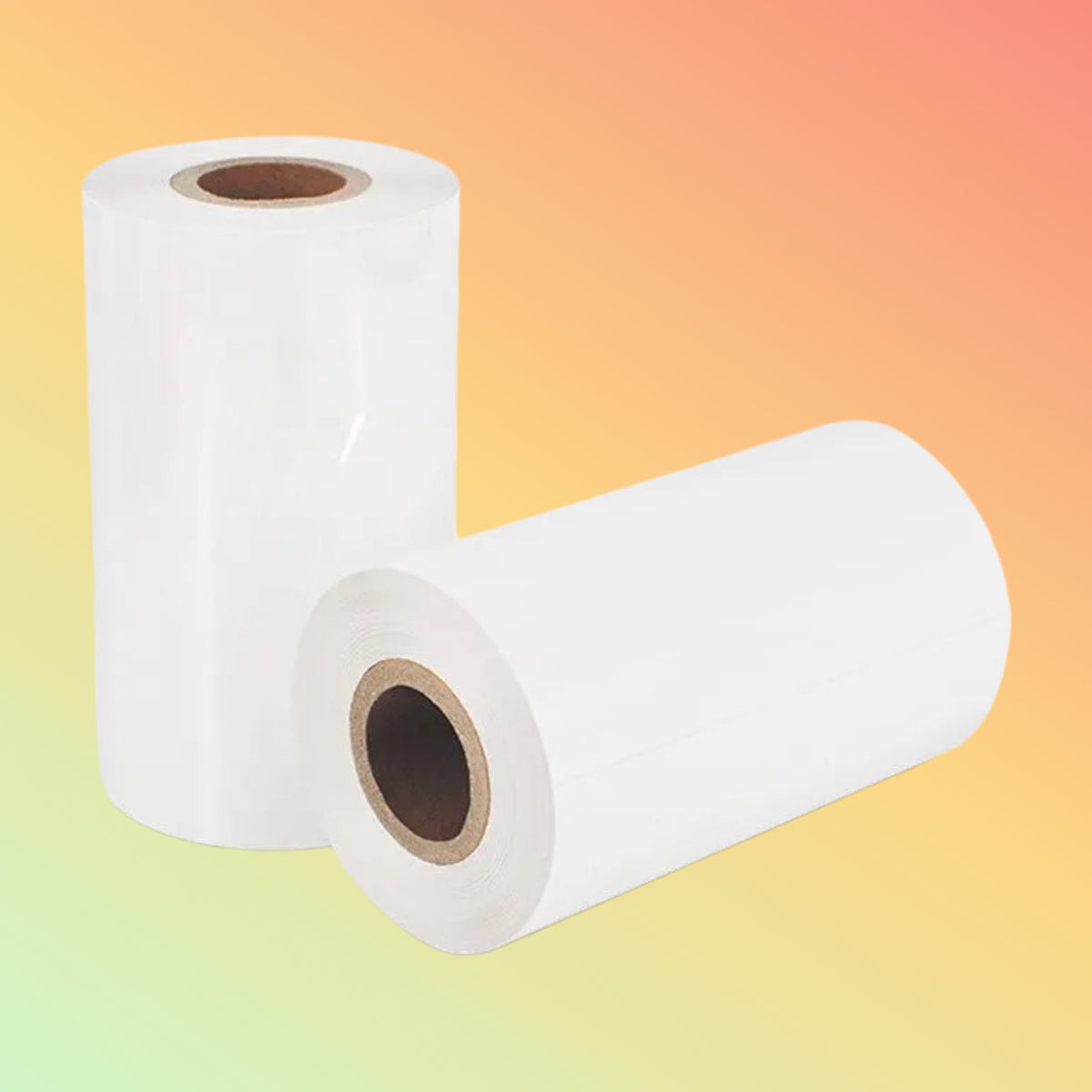 White Resin Thermal Transfer Ribbon 110mm × 300m for Black Labels | NEOTECH® UAE