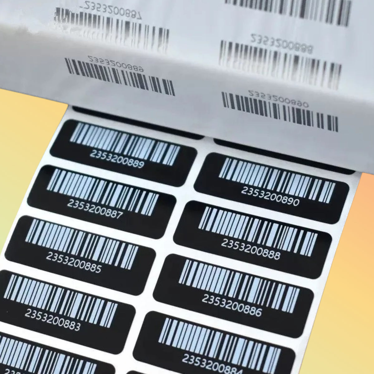 White Resin Thermal Transfer Ribbon 110mm × 300m for Black Labels | NEOTECH® UAE
