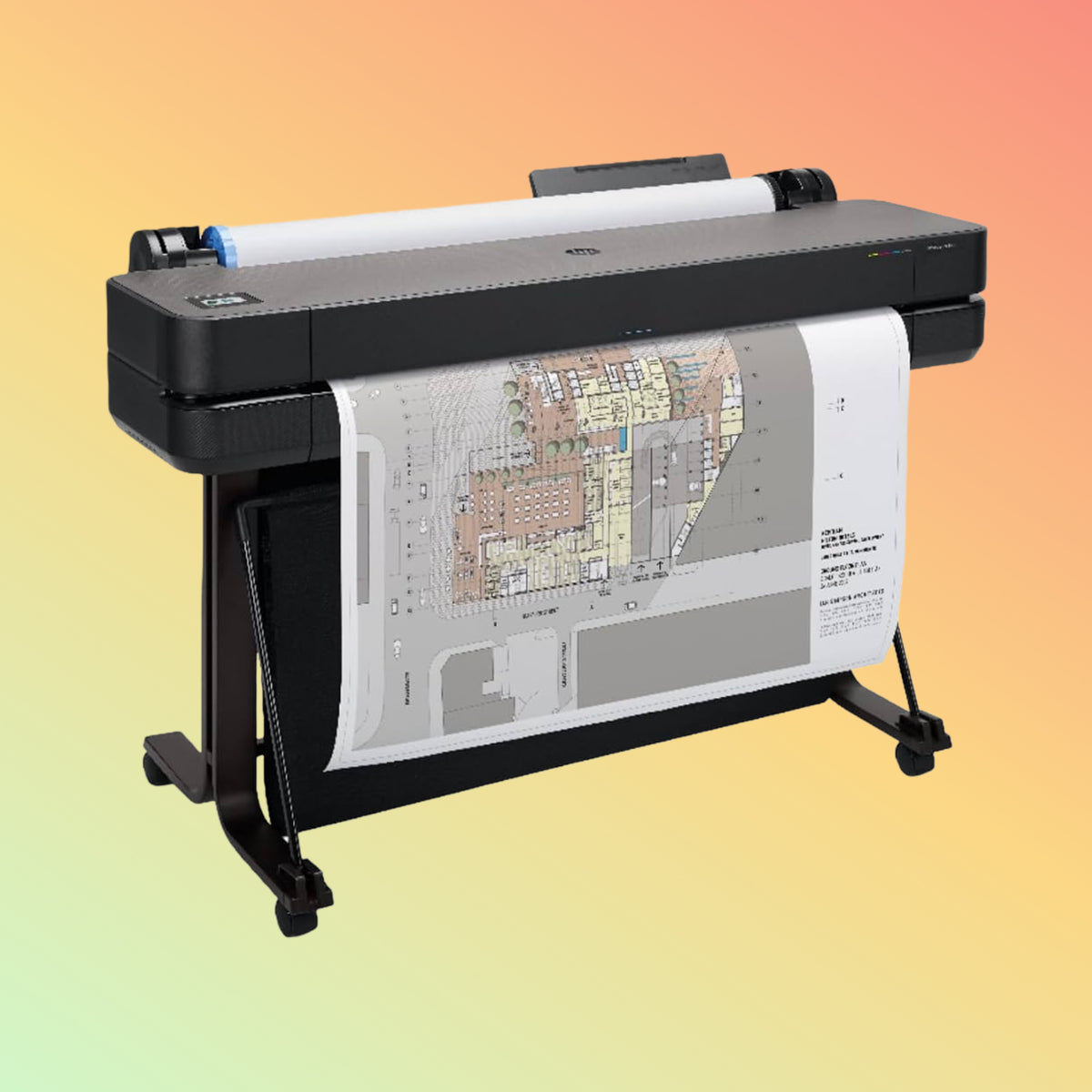 HP DesignJet T630 24-in Printer (5HB09D) A1 Large Format Plotter | NEOTECH® UAE