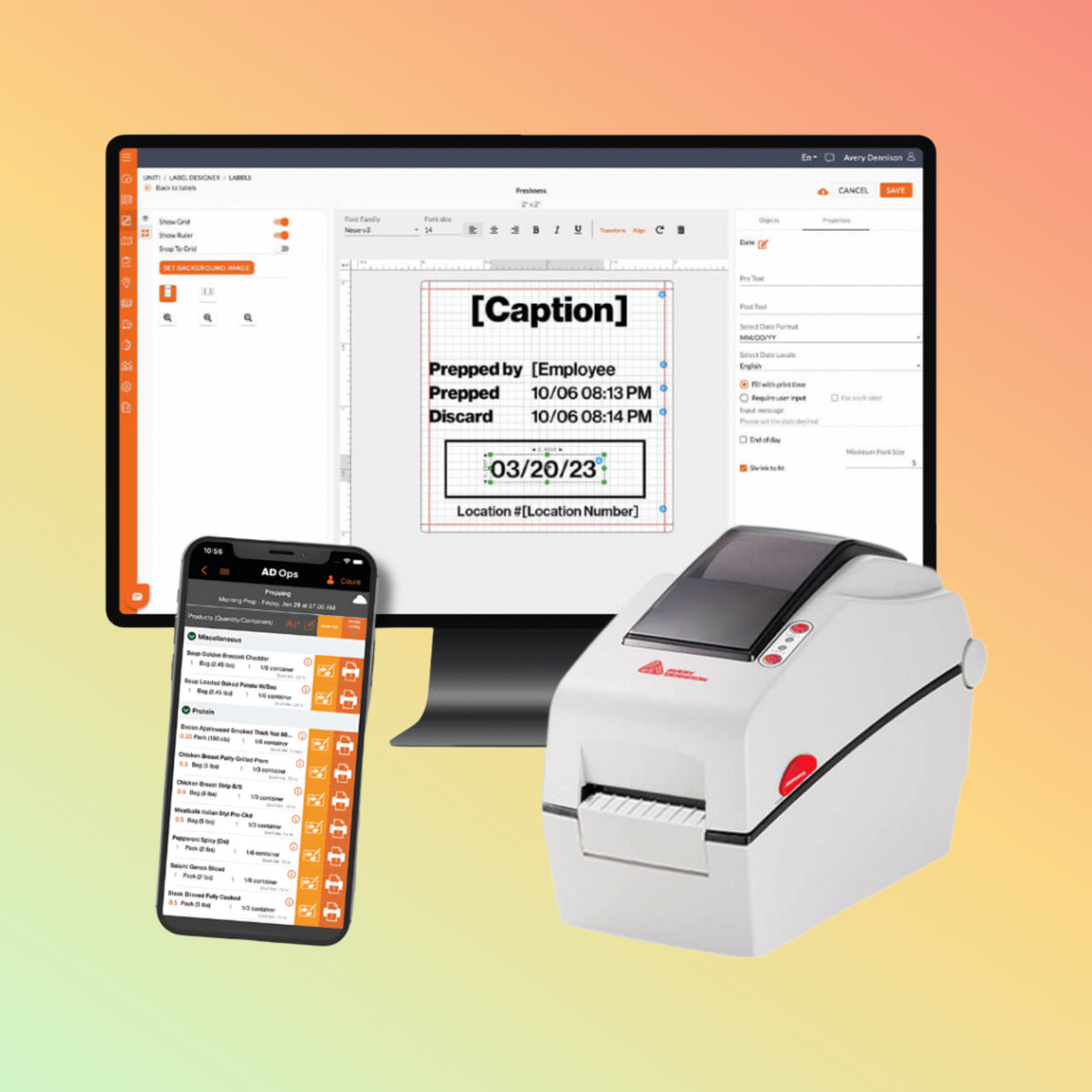 Avery Dennison Freshmarx 9442 Food Label Printer | NEOTECH® UAE