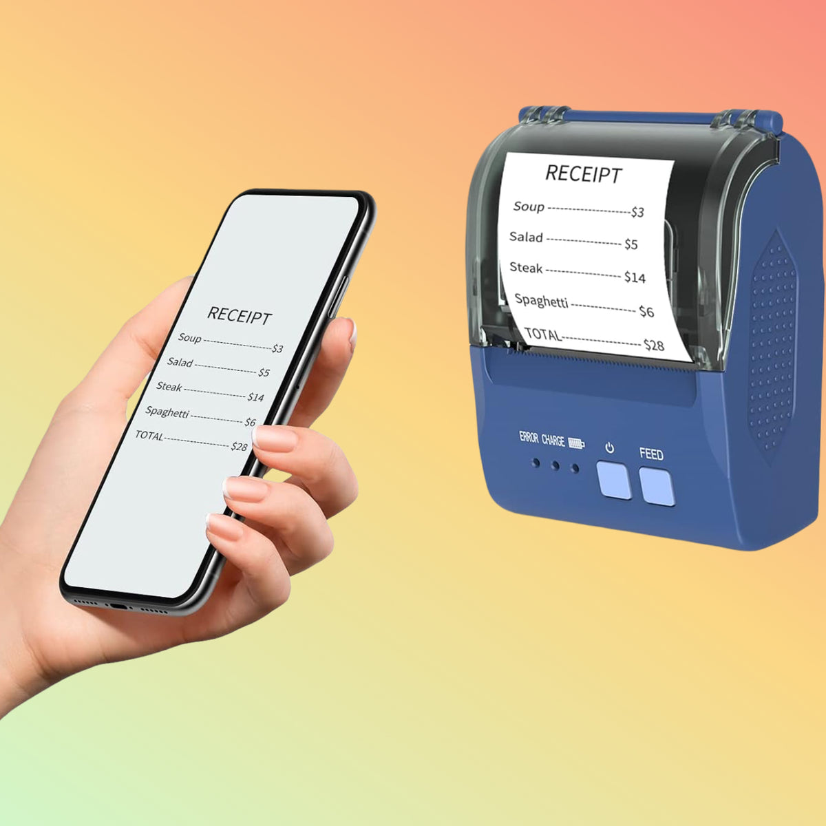 ZJ-5810 58mm Portable Bluetooth Thermal Receipt Printer | NEOTECH® UAE