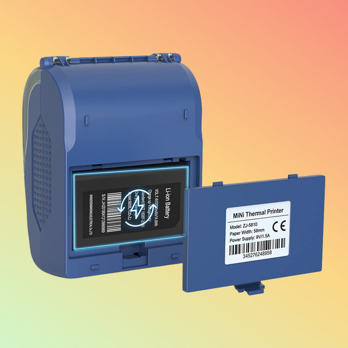 ZJ-5810 58mm Portable Bluetooth Thermal Receipt Printer | NEOTECH® UAE