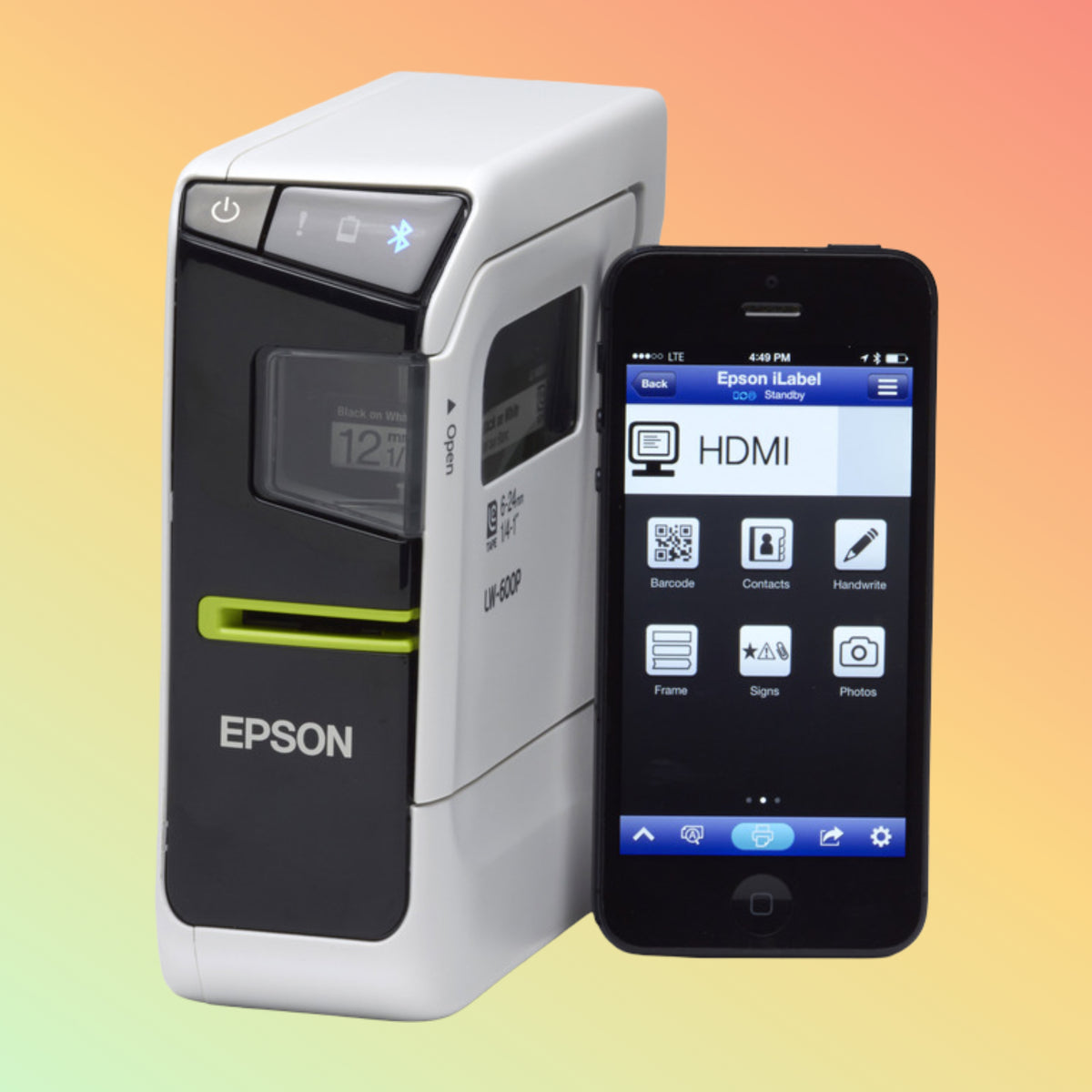 Epson LabelWorks LW-600P Bluetooth Label Printer | NEOTECH® UAE
