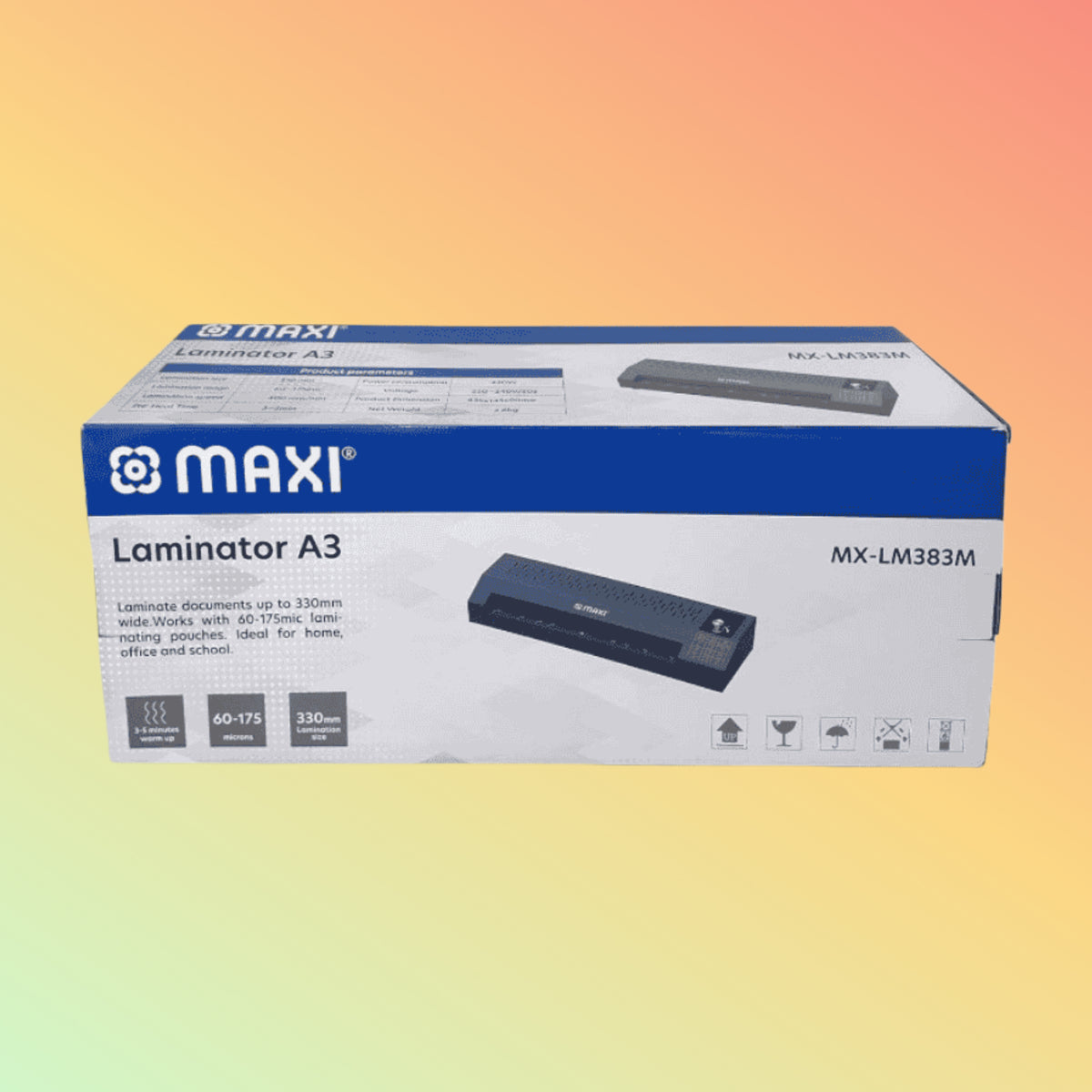 MAXI MX-LM383M A3 Metal Body Thermal Laminator Machine | NEOTECH® UAE