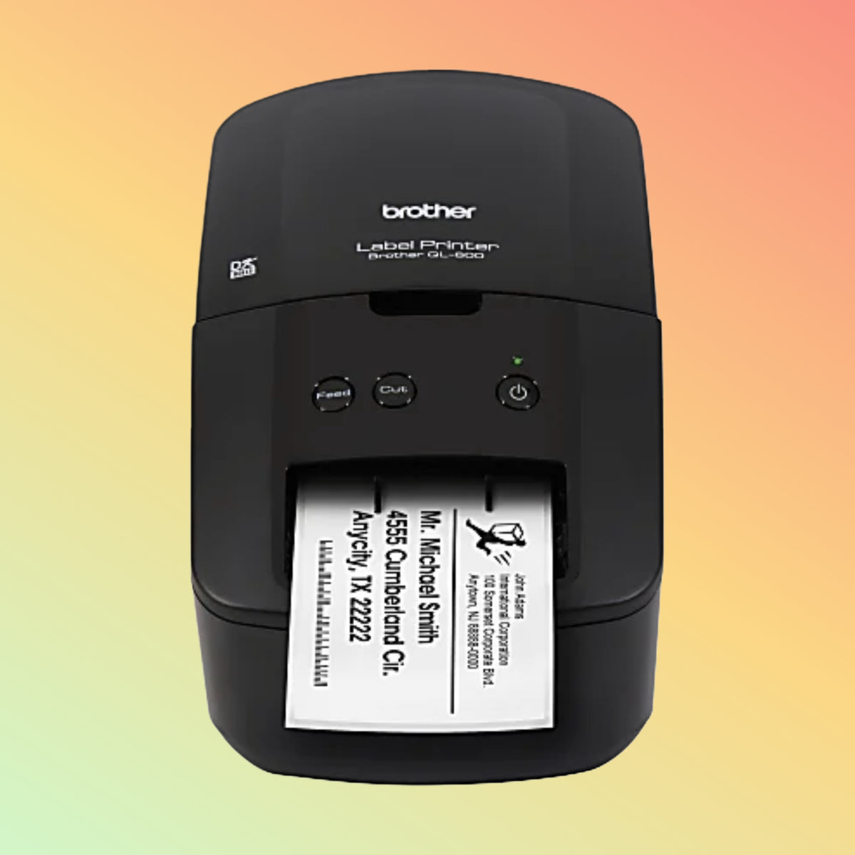 Brother QL-600 Desktop Label Printer USB Direct Thermal | NEOTECH® UAE