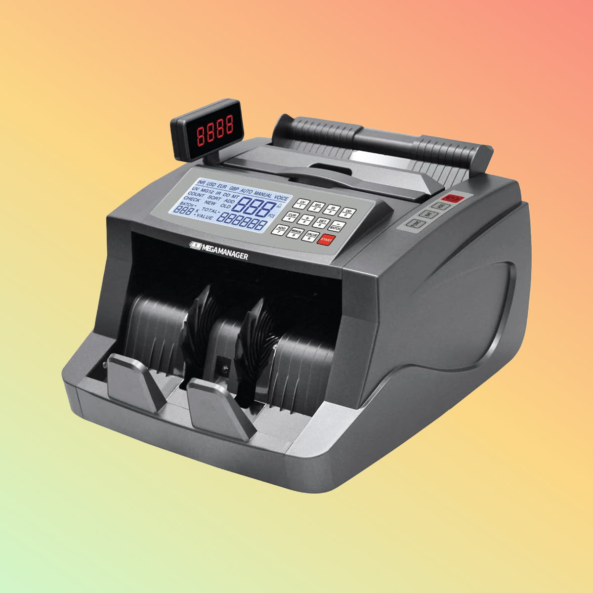 NOGTEK AL-5500A OEM money counting machine with LCD display and UV MG counterfeit screening UAE