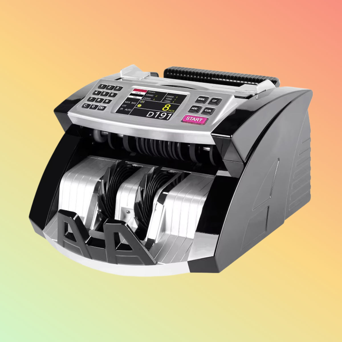 NOGTEK AL-6000T IQD Mixed Denomination Money Counting Machine with UV/MG Detection – UAE