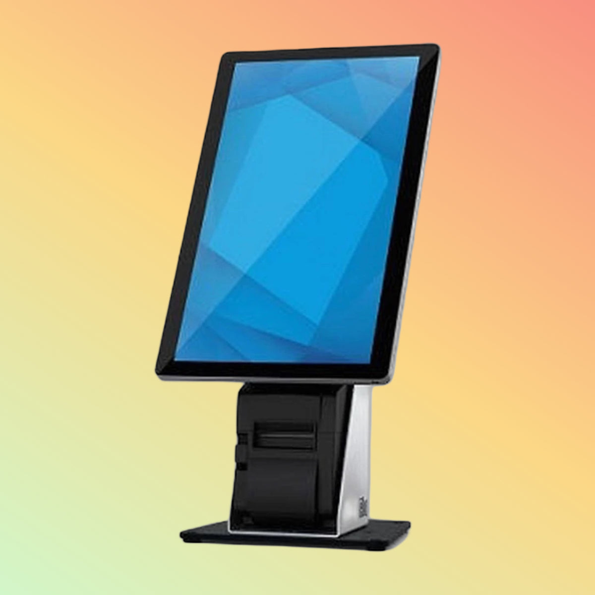 Elo Wallaby self-service stand E421137 rear housing and cable management design