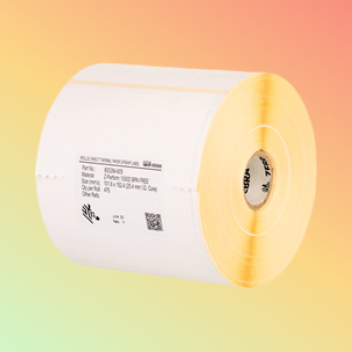 Zebra 3006403-T 70mm x 30mm barcode labels on 25mm core