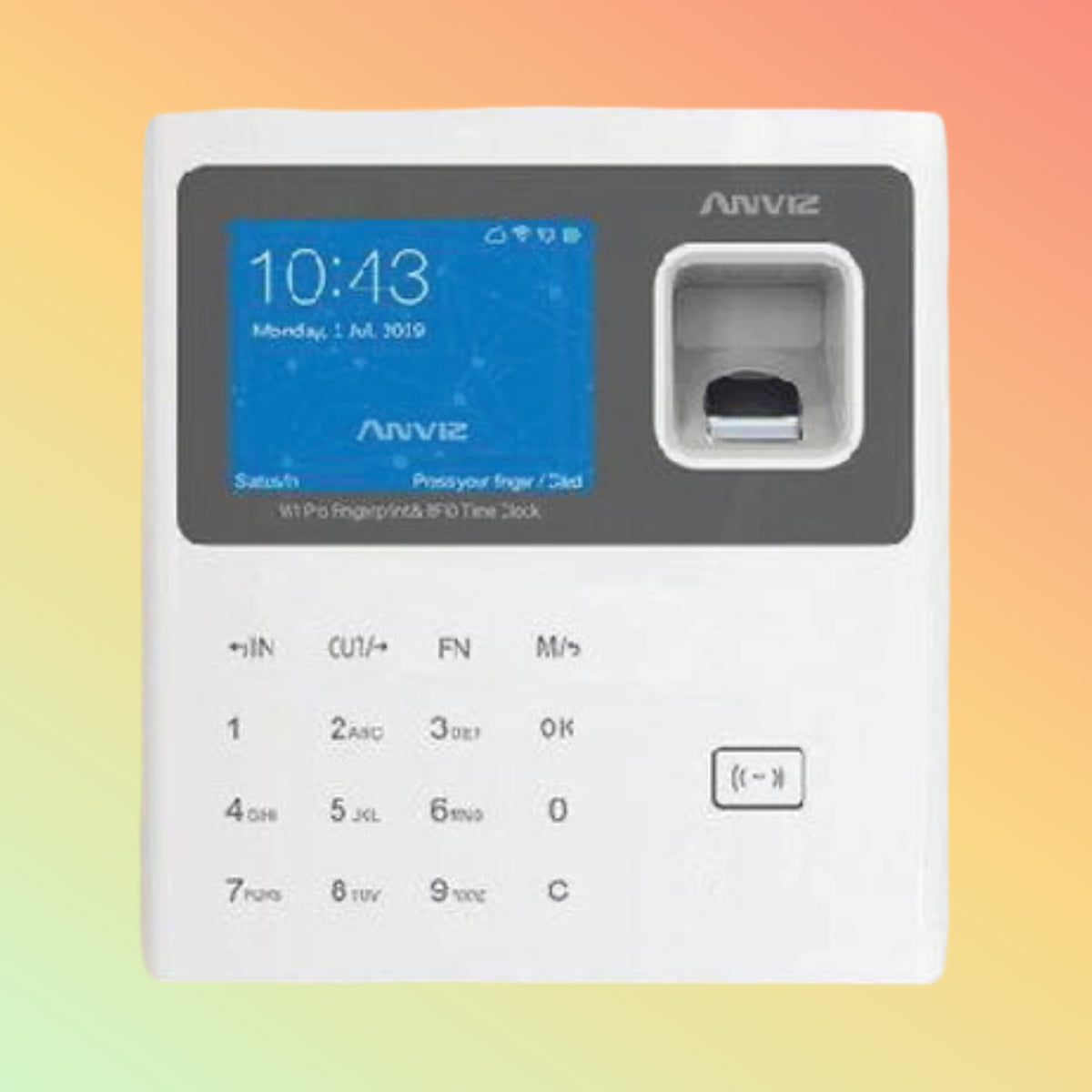Anviz W1 Pro 2.8-inch colour LCD attendance display