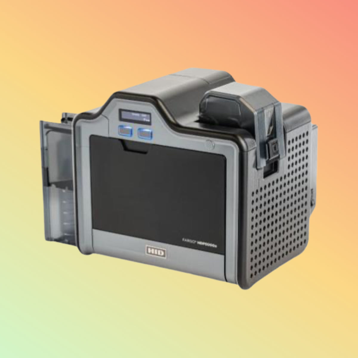 HID FARGO HDP5000e printer SmartScreen status interface