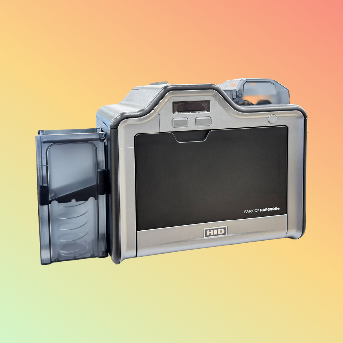 HID FARGO HDP5000e dual-sided ID card printer configuration