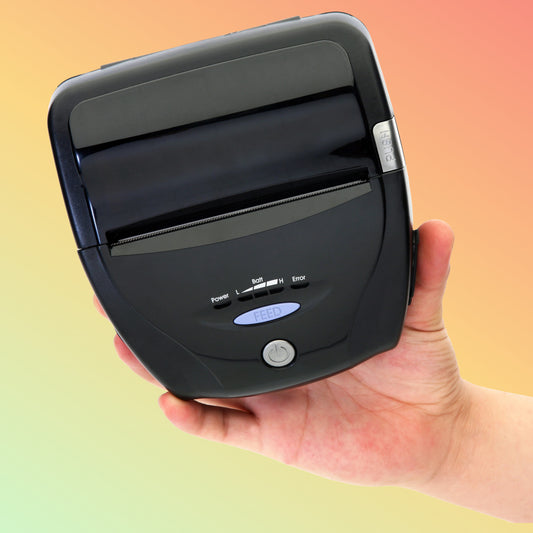LK-P41 Label & Thermal Receipt Printer 4-Inch Portable