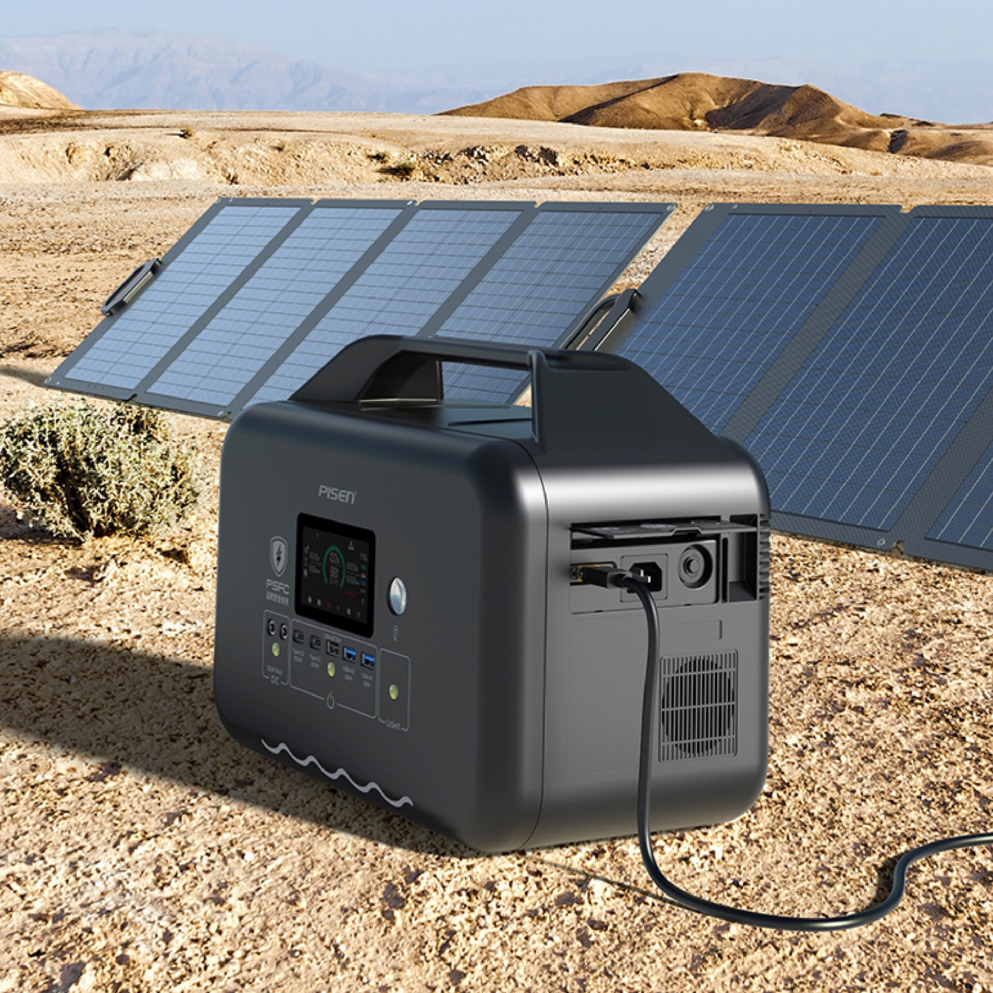 ⚡ 1100W Portable Solar Power Generator Lithium Iron Phosphate – NEOTECH® UAE