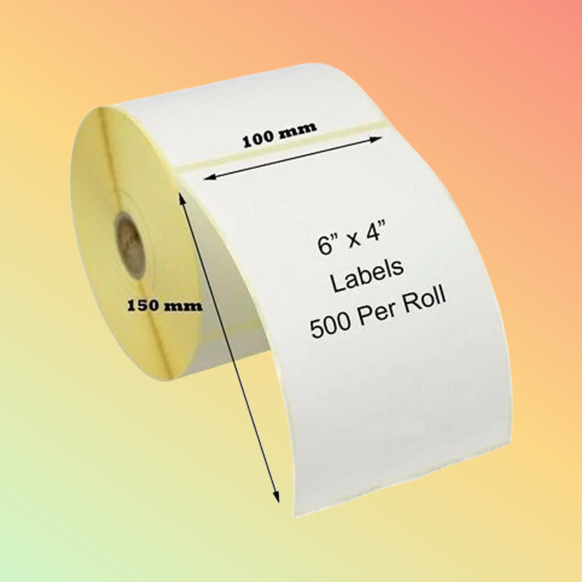 Direct Thermal Shipping Labels 4x6" – 500/Roll