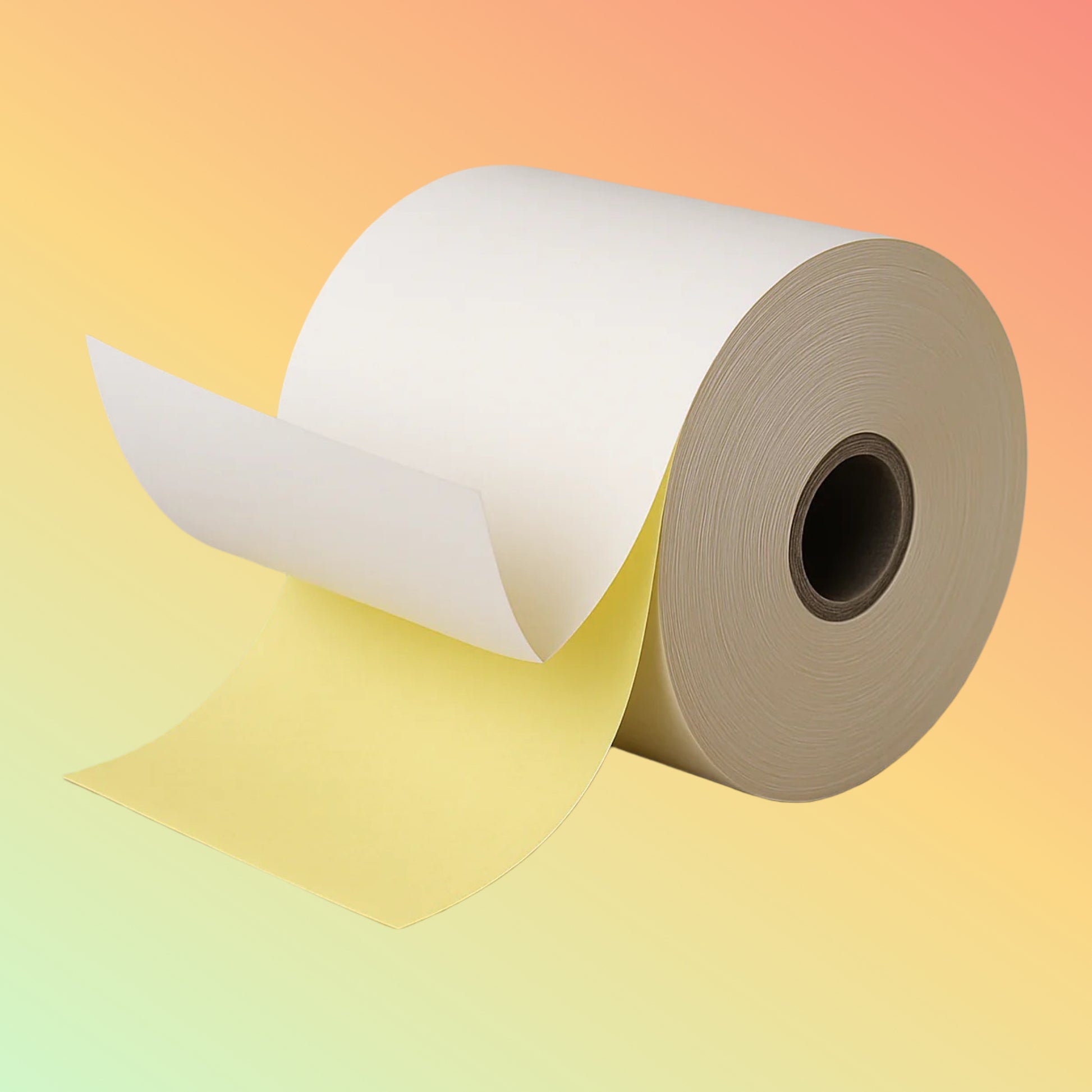 2 Ply 76mm x 65m NCR Paper Roll (100 Rolls/Box) for Dot Matrix Printers | NEOTECH® UAE