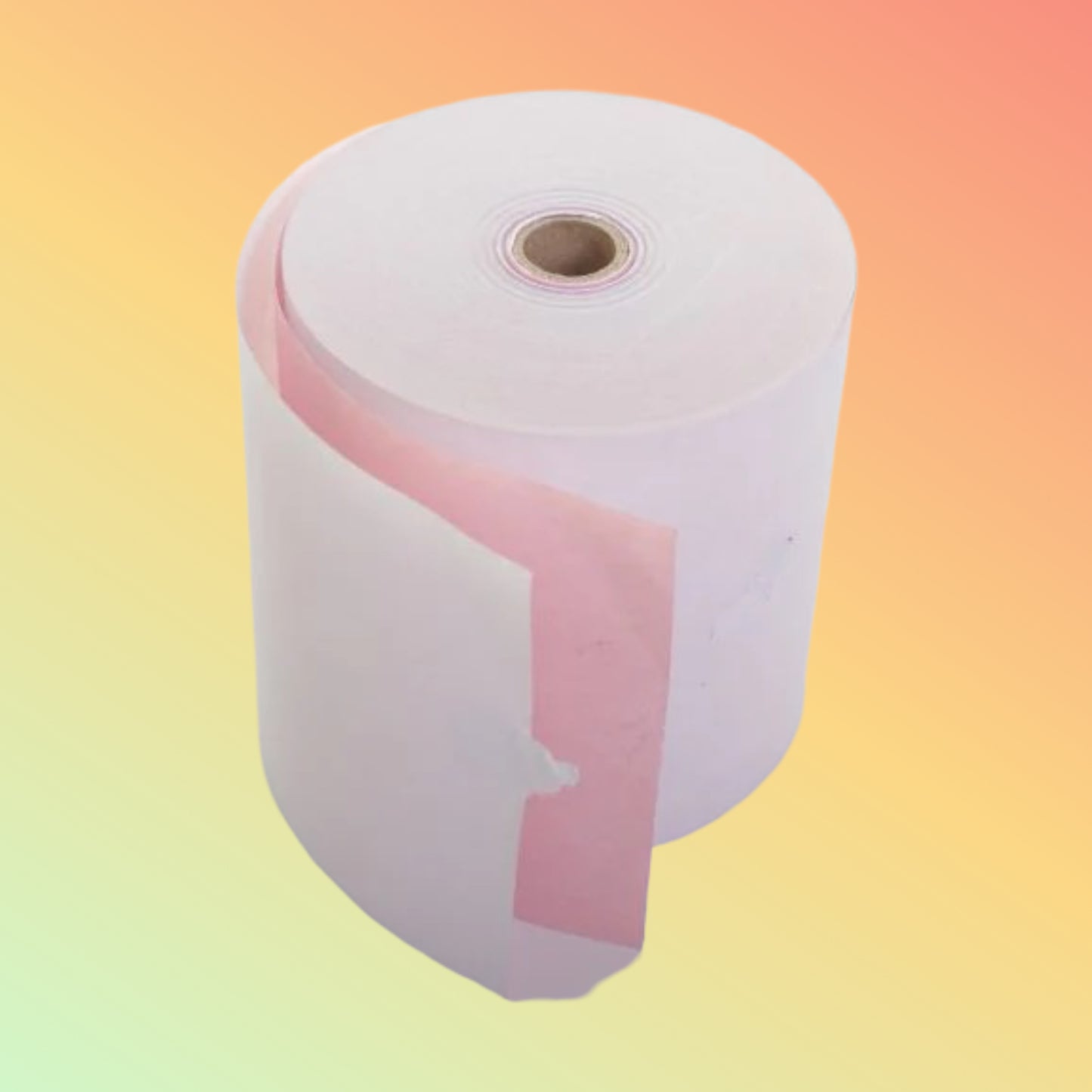 2 Ply 76mm x 65m NCR Paper Roll (100 Rolls/Box) for Dot Matrix Printers | NEOTECH® UAE