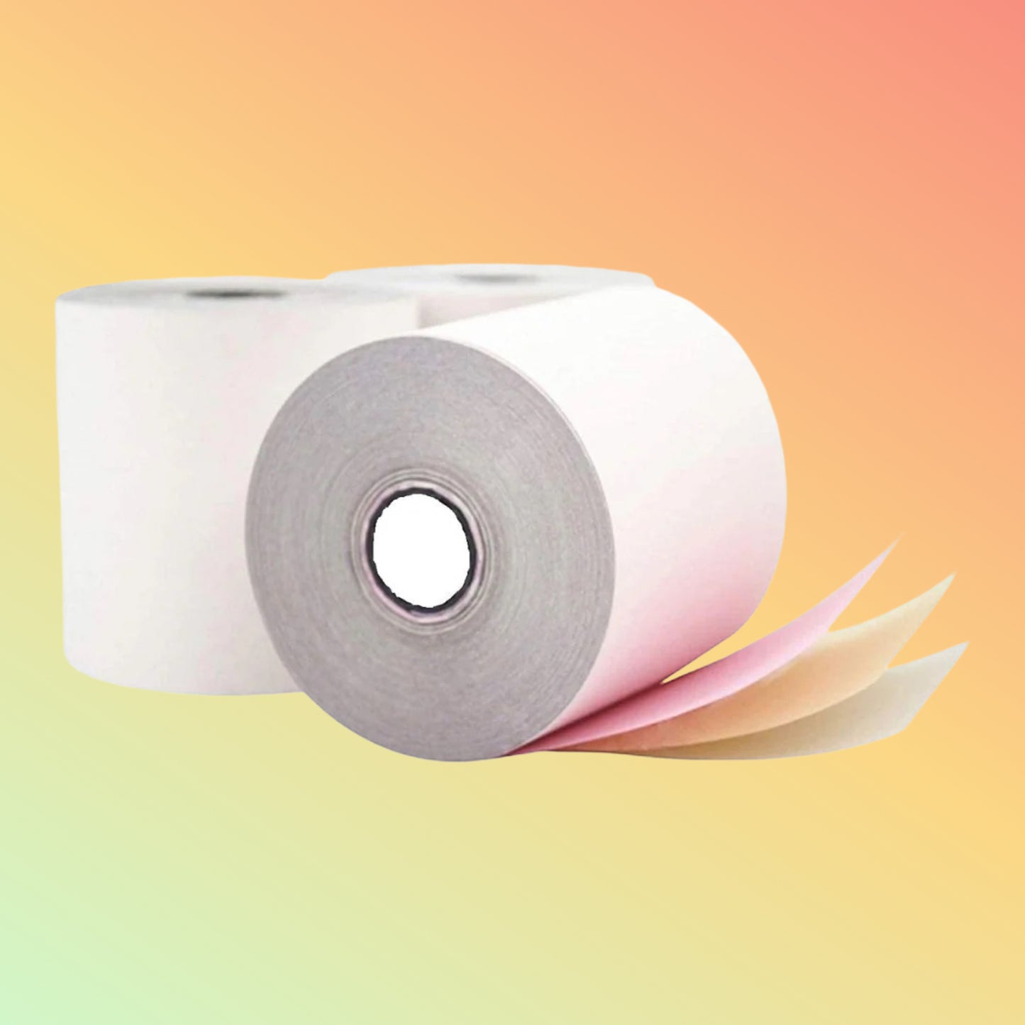 58x40mm, 76x70mm, 80mm थर्मल प्रिंटर पेपर रोल, 70 GSM