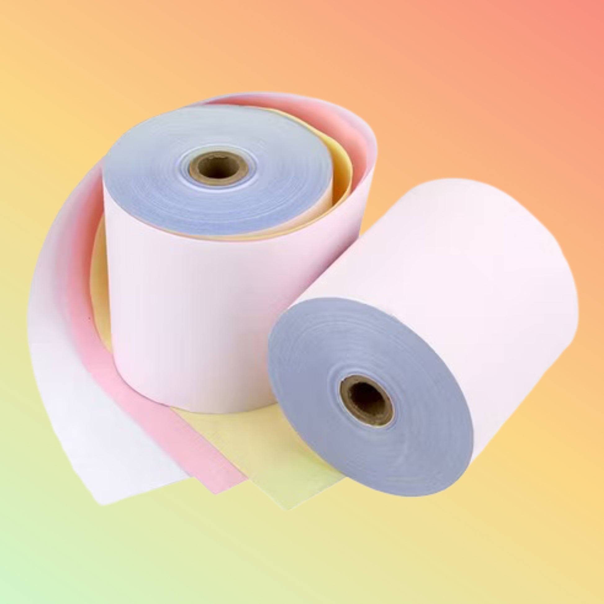 58x40mm, 76x70mm, 80mm थर्मल प्रिंटर पेपर रोल, 70 GSM