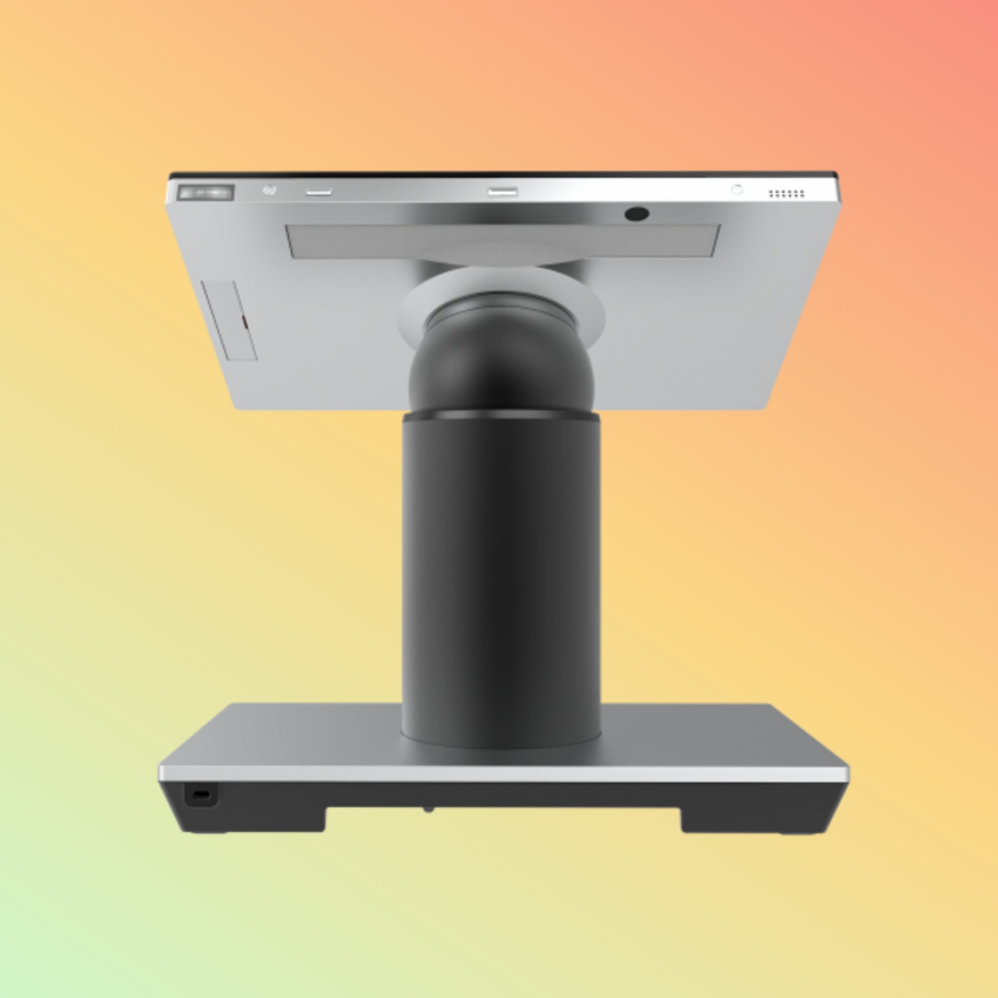 Close-up of the built-in barcode scanner on the POSTECH Mobile POS M276.