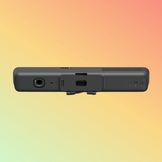 "Beamforming microphones and custom-tuned speaker of Logitech MeetUp 2."