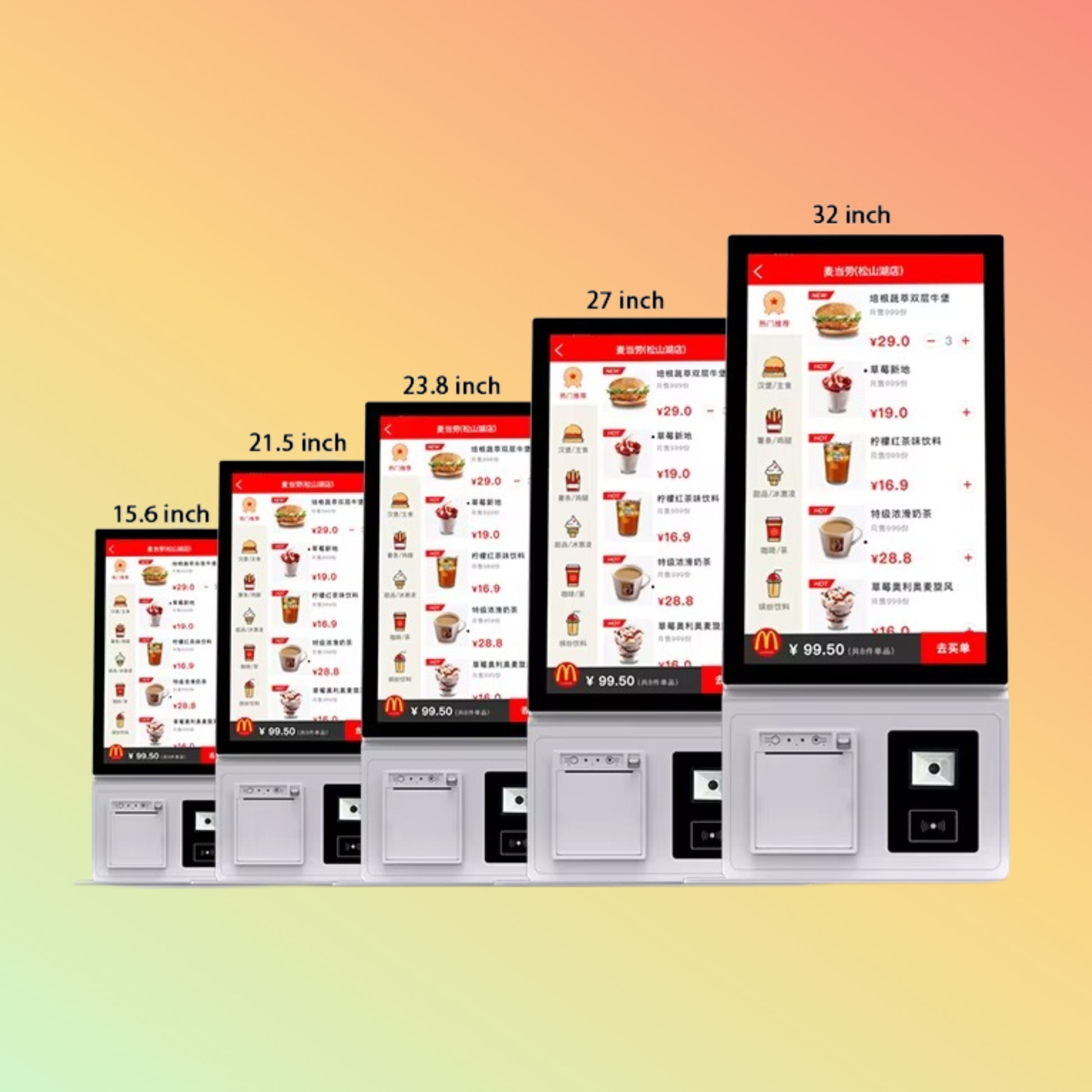 SUNMI K2 Kiosk with sleek modern design in a hotel lobby