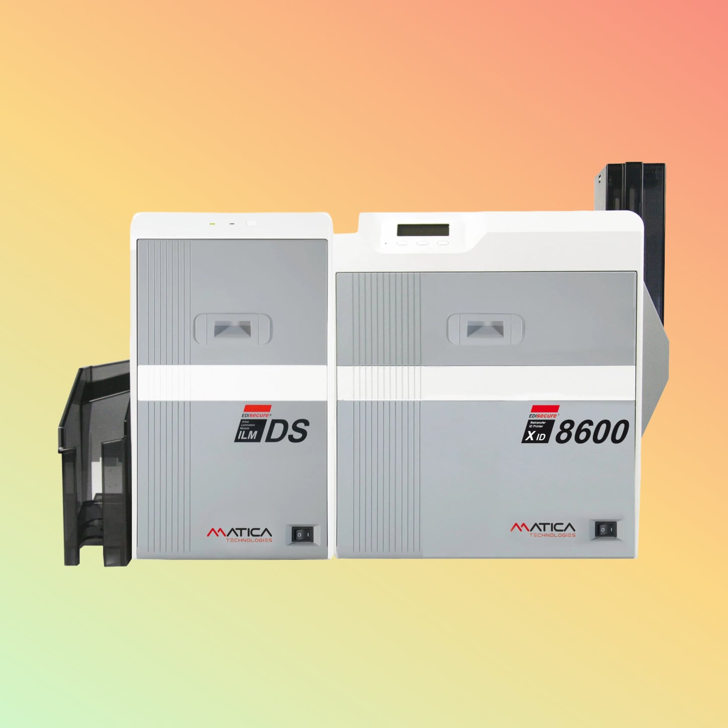 Demonstration of dual-sided printing with UV security features