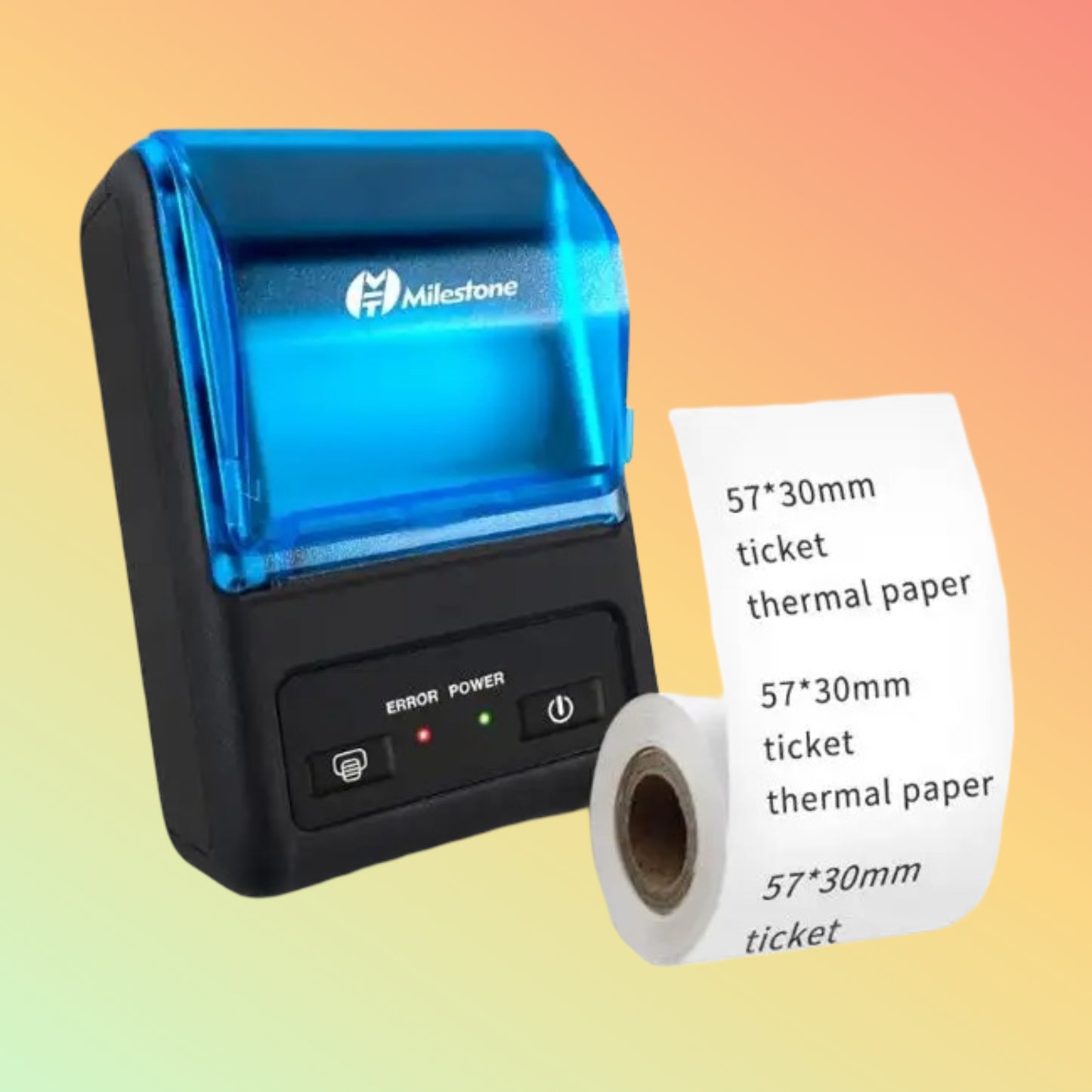 Lightweight Bluetooth receipt printer for fieldwork