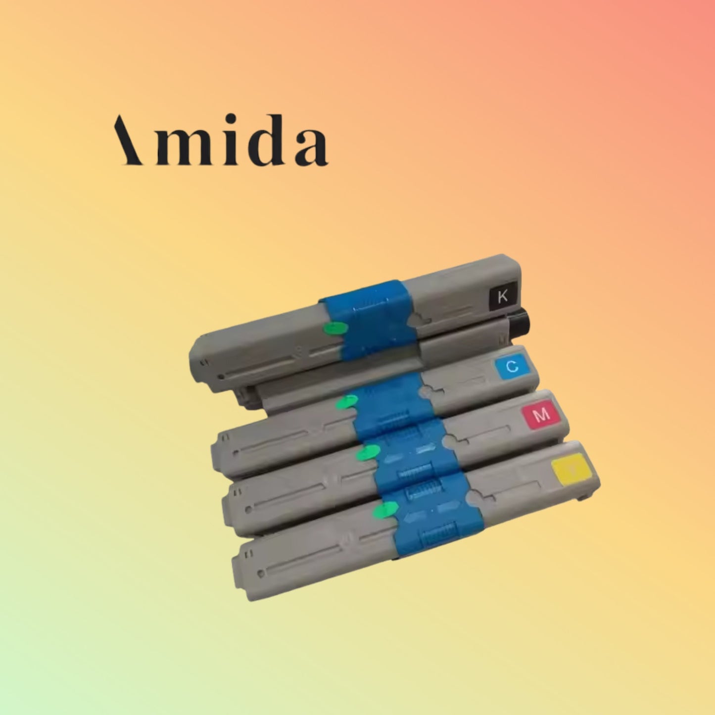 Amida Toner 44973508 44469724-69722 Compatible Cartridges for OKI Printer Premium Toner Cartridge