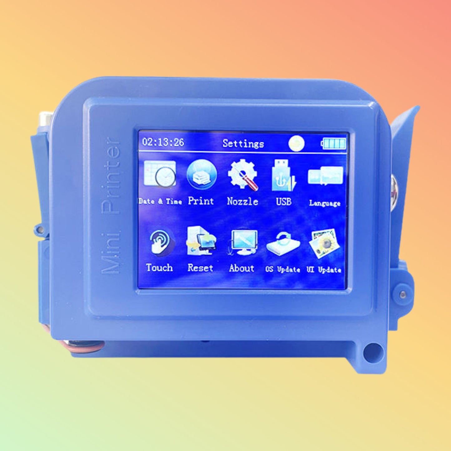 Yaomatec 12.7mm Mini Handheld Printer for Date, Logo & QR