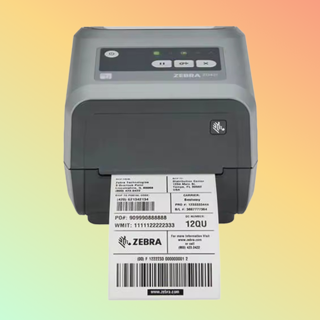 Zebra ZD421 Thermal Barcode Printer with USB and WiFi
